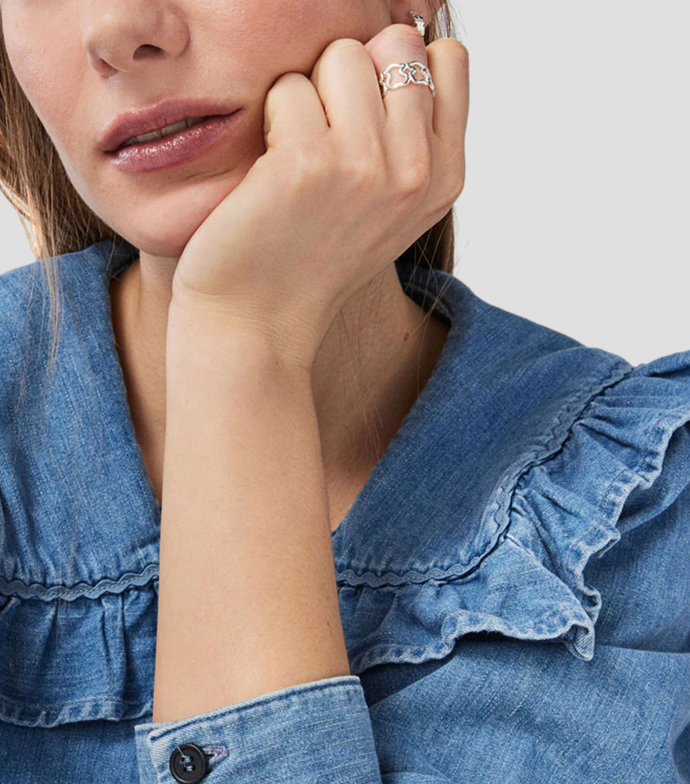 Anillo en plata New Carrusel Osos Mujer