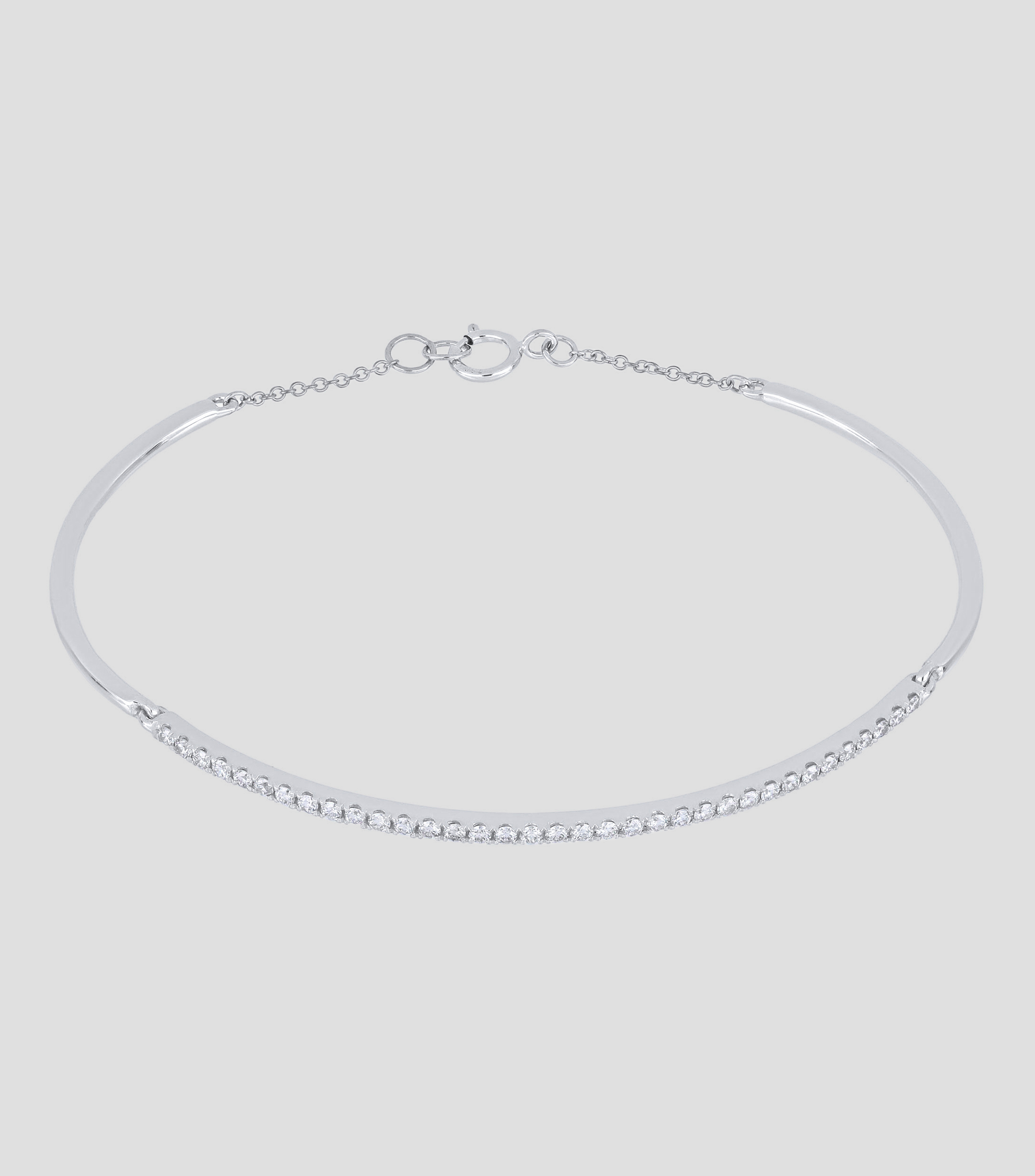 Pulsera en oro blanco de 18 Kts Mujer