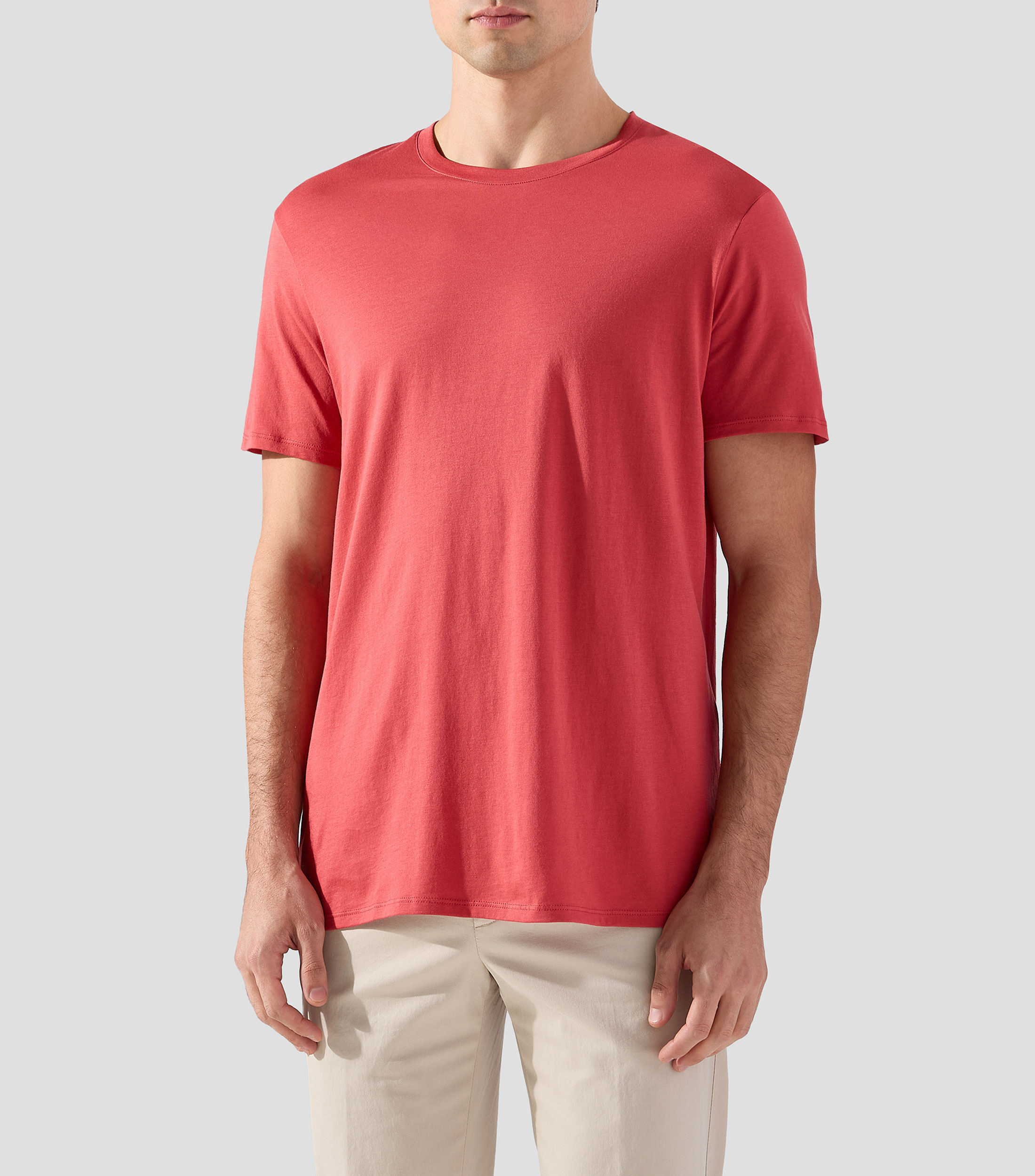 Playera de cuello redondo y manga corta Hombre