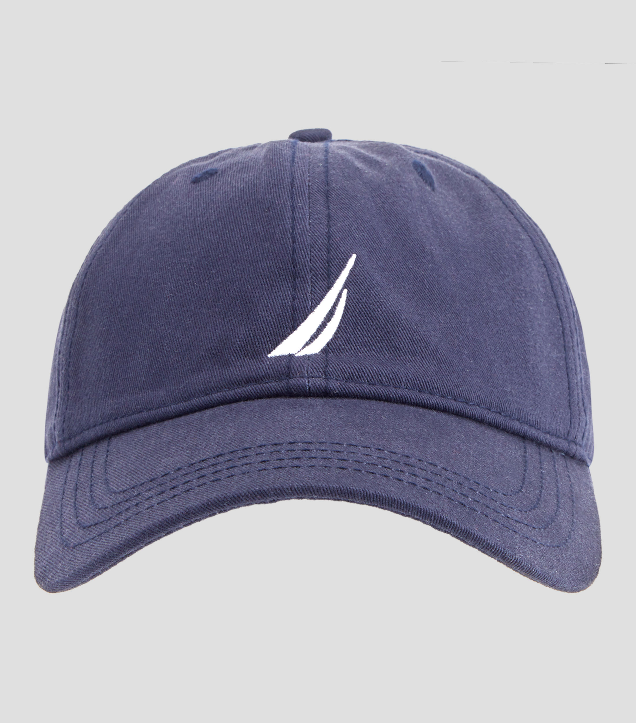 Gorra con logotipo bordado a contraste Hombre