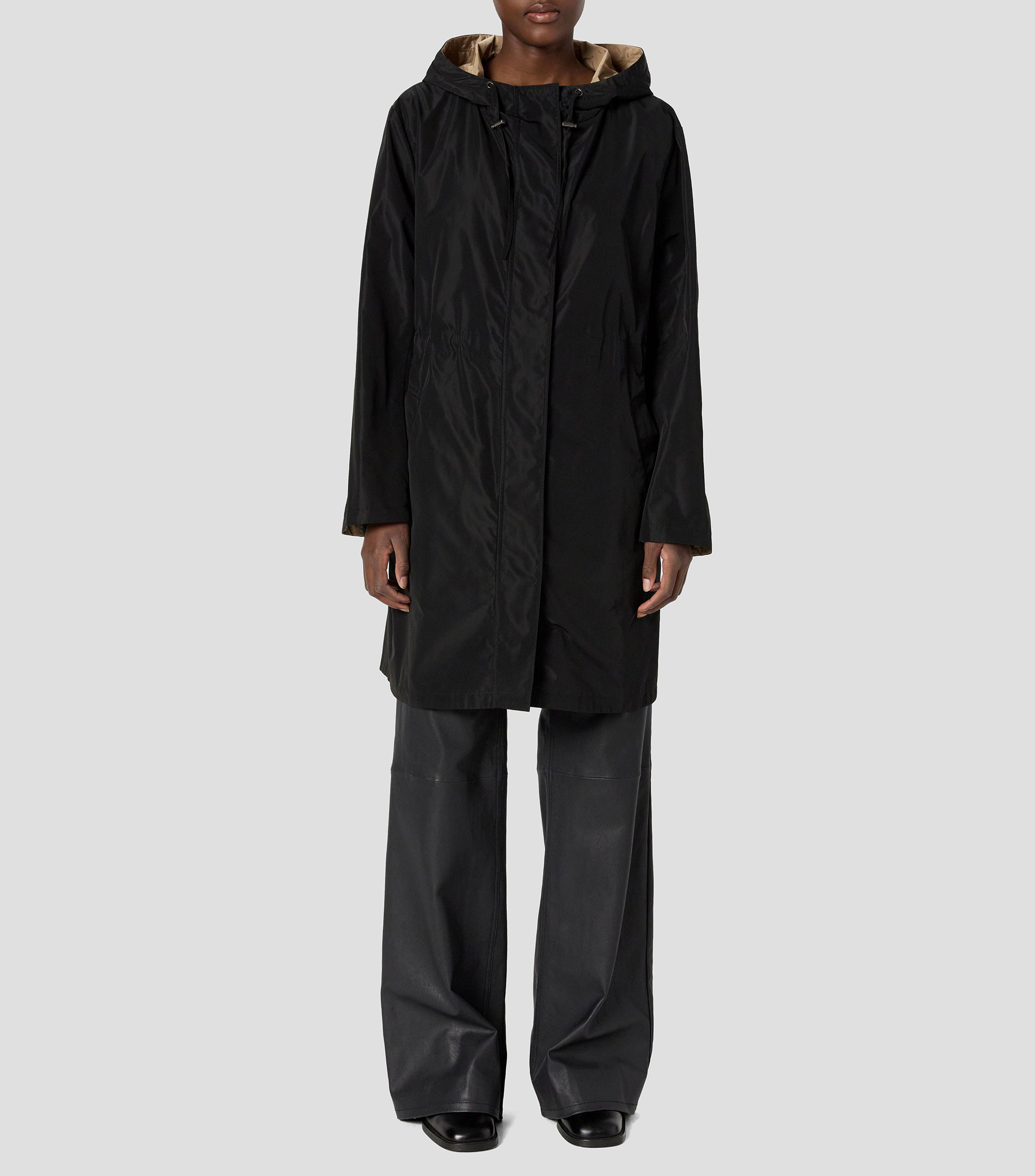 Gabardina con Botones Mujer