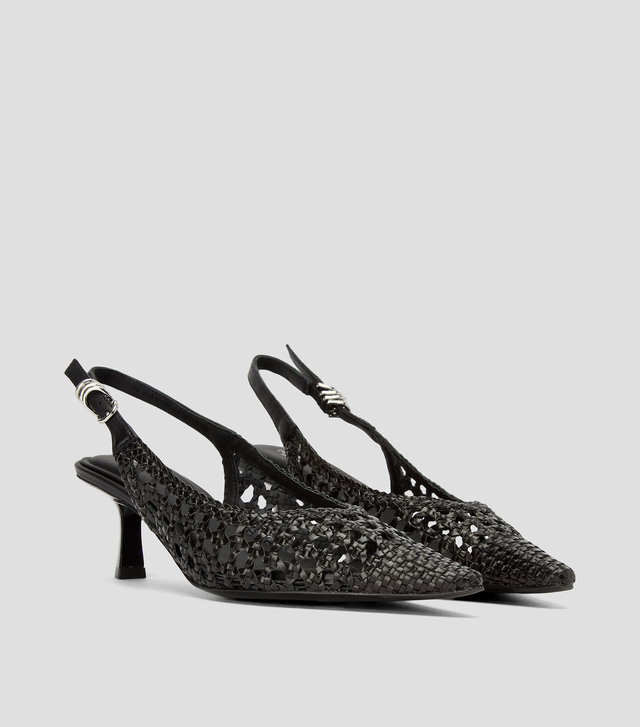 Zapatillas slingback Brynn con tacón medio y delgado Mujer