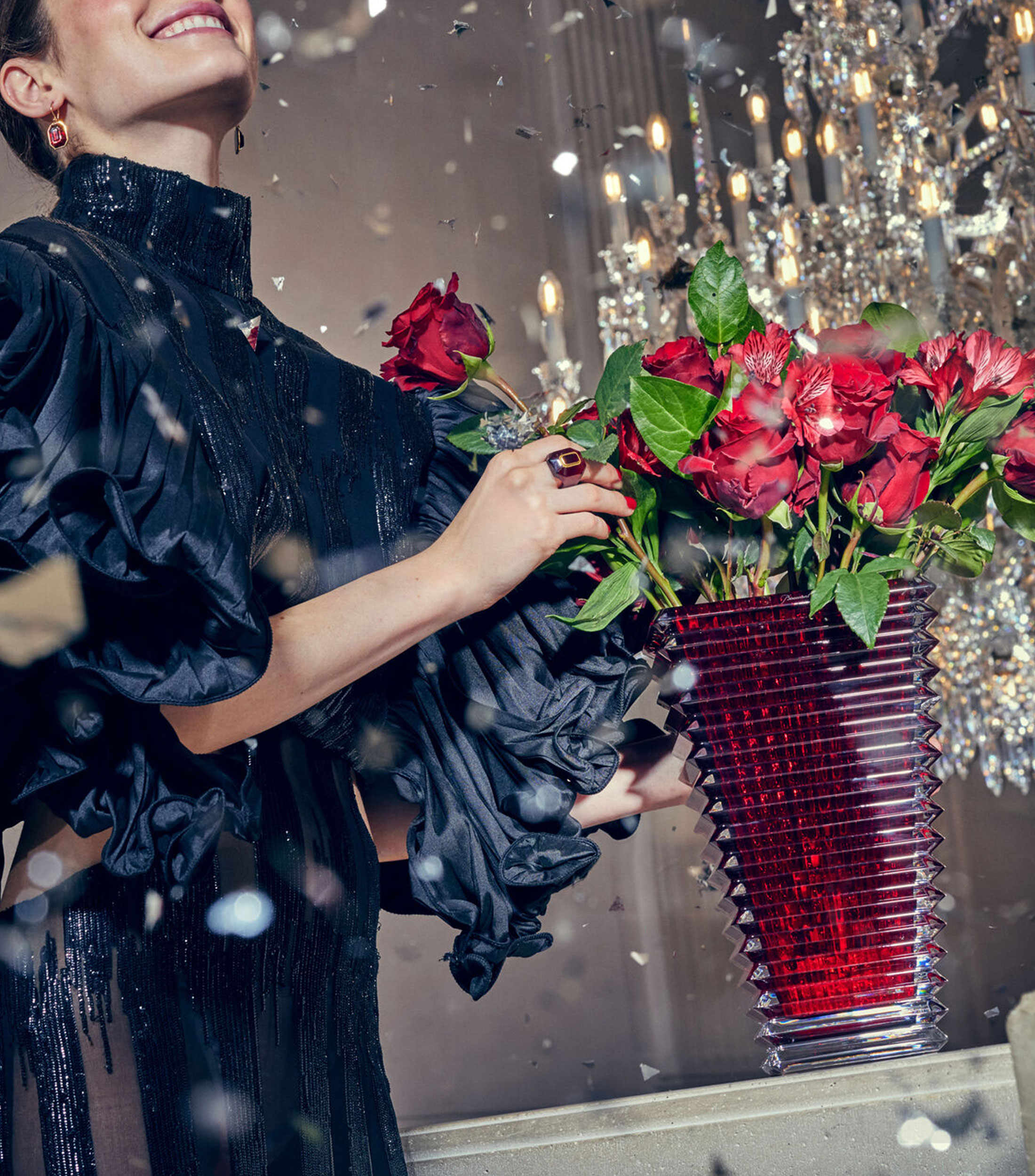 Florero en cristal