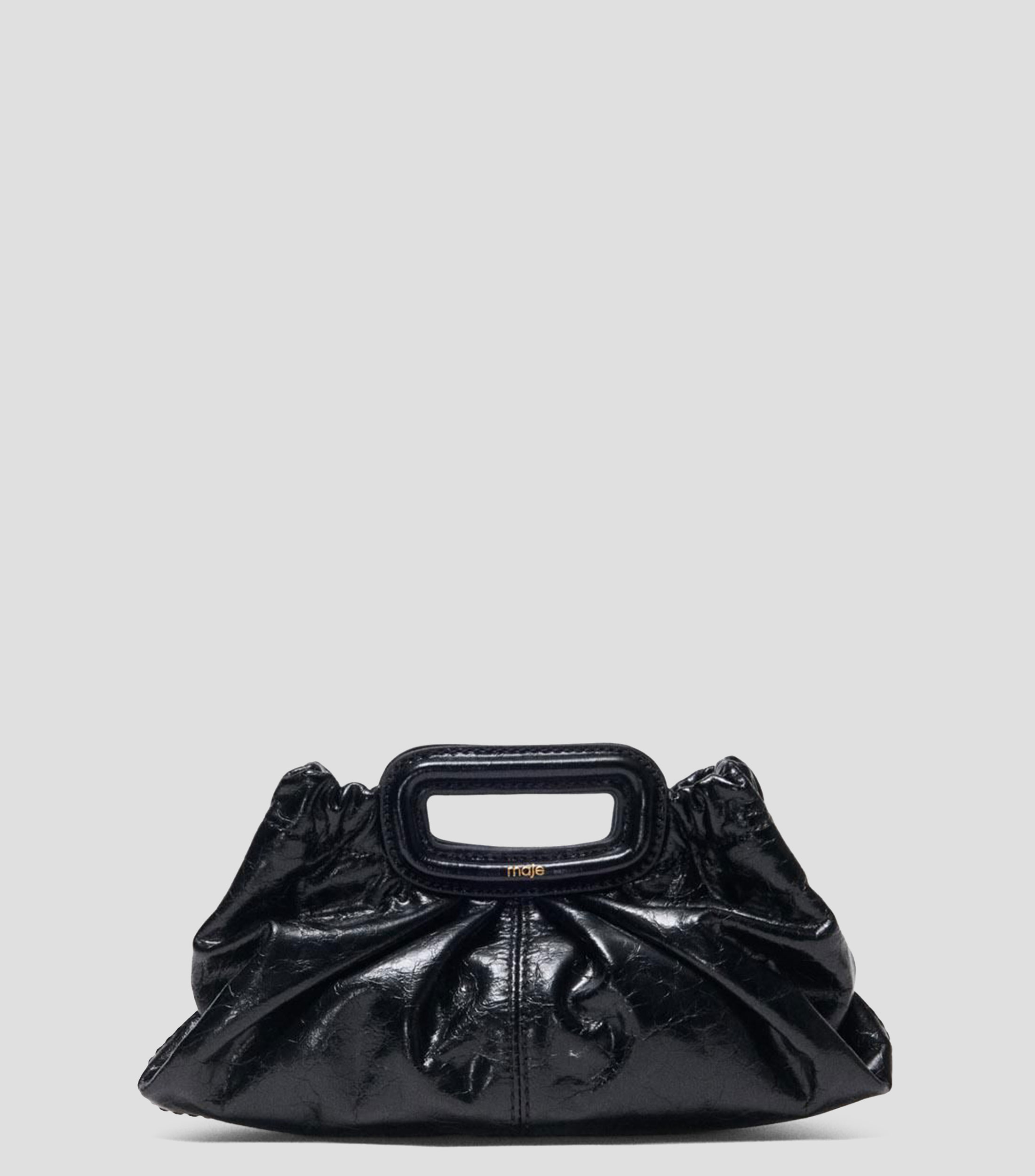 Bolsa crossbody negra en piel Milpli lisa Mujer