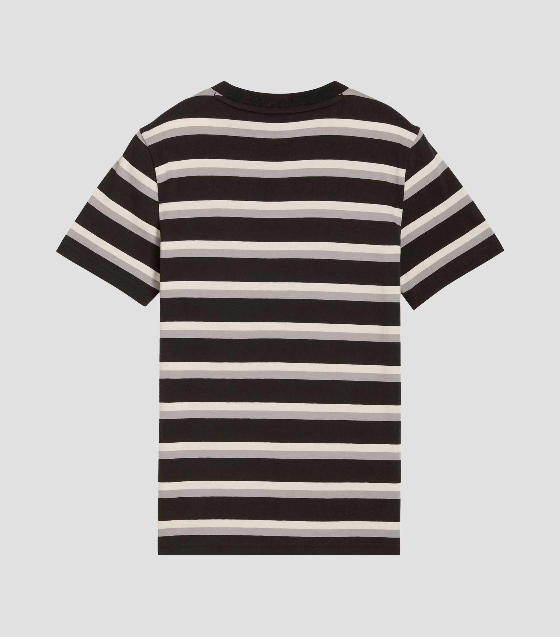 Playera cuello redondo manga corta ESS Elevated con rayas Niño