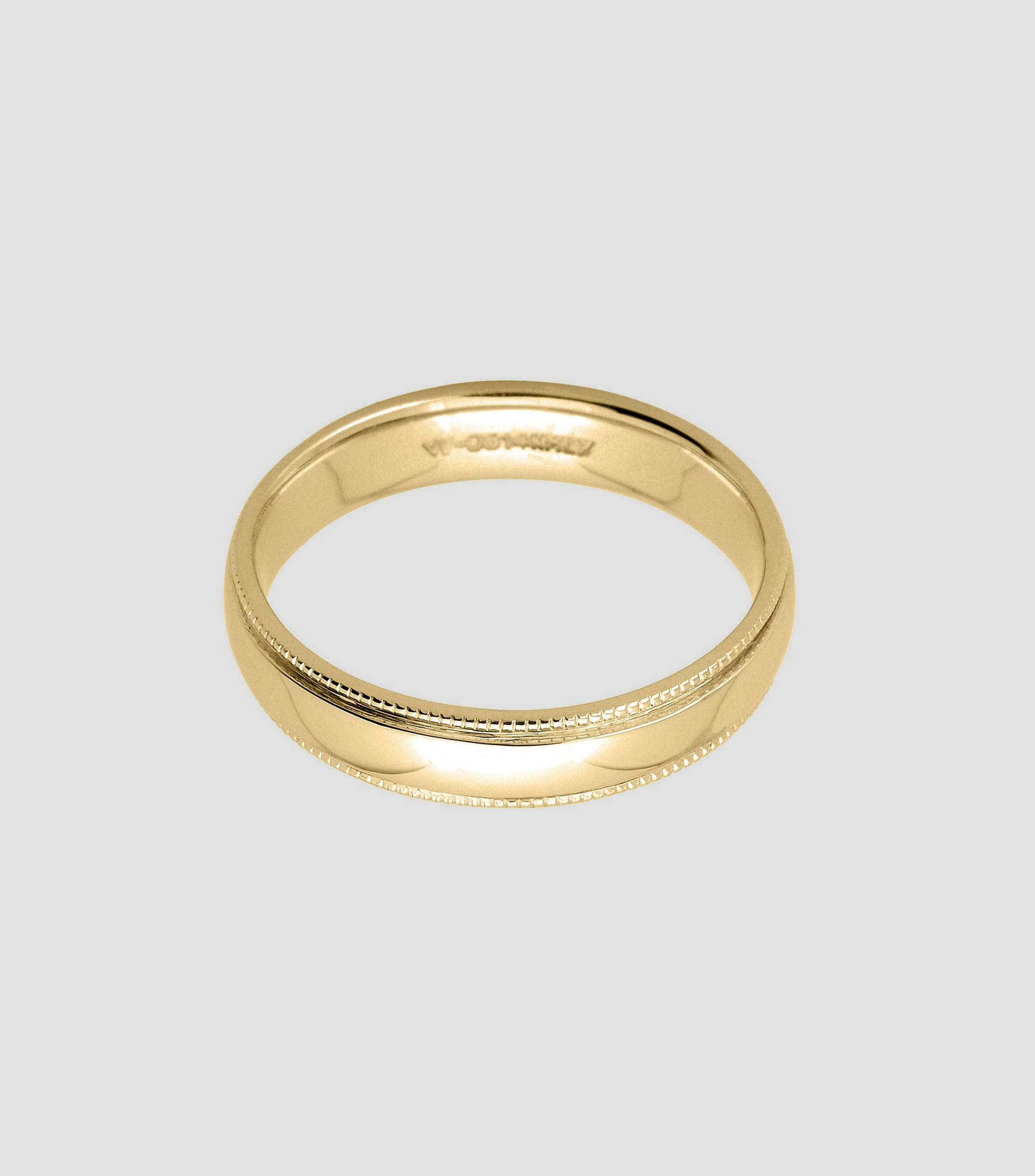 Anillo en oro amarillo de 14 kilates Mujer