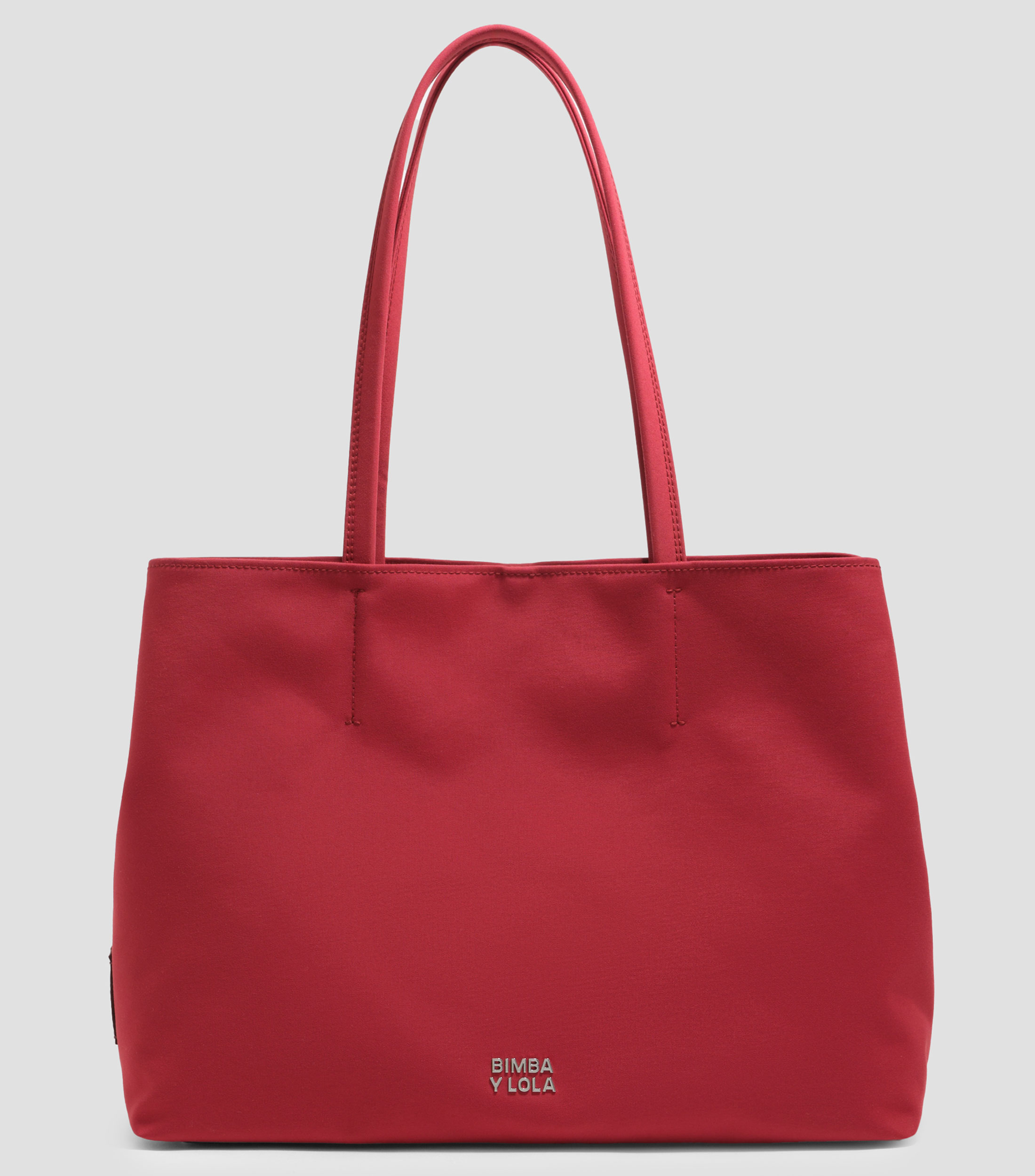 Bolsa tote chihuahua grande nylon rojo oscuro Mujer