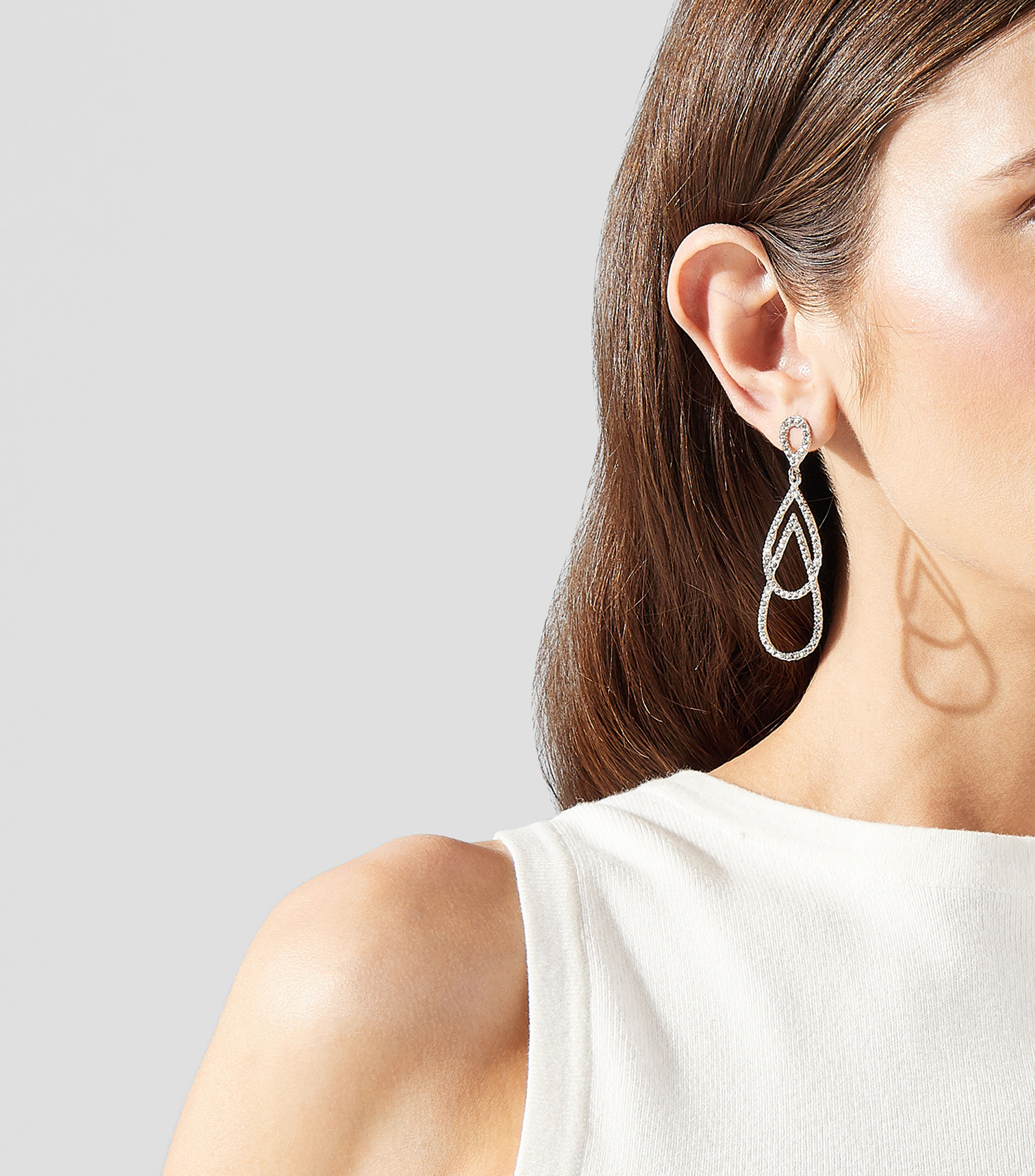 Aretes con Cristales Mujer