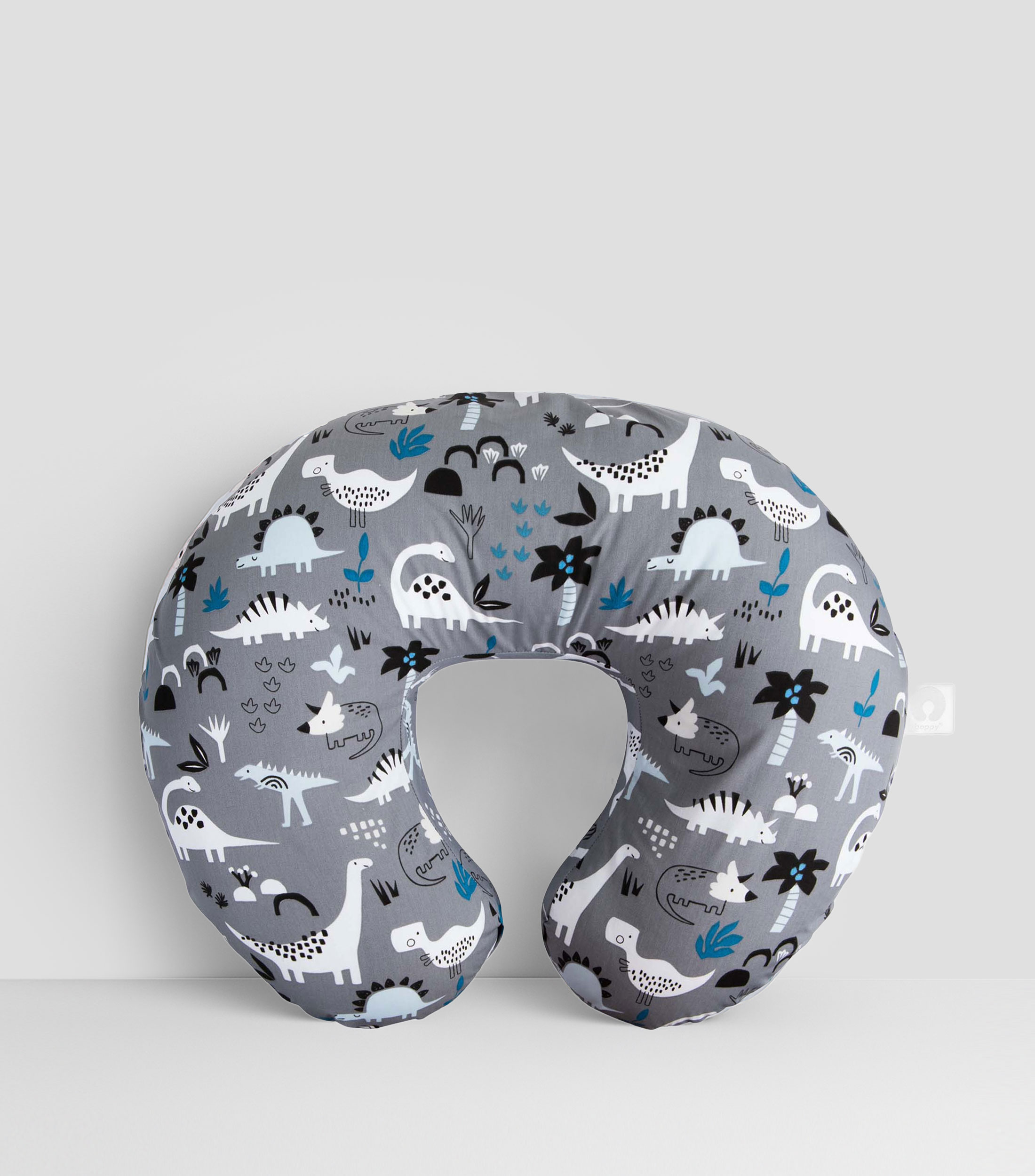 Boppy Soporte de Lactancia Dinosaurios Grises