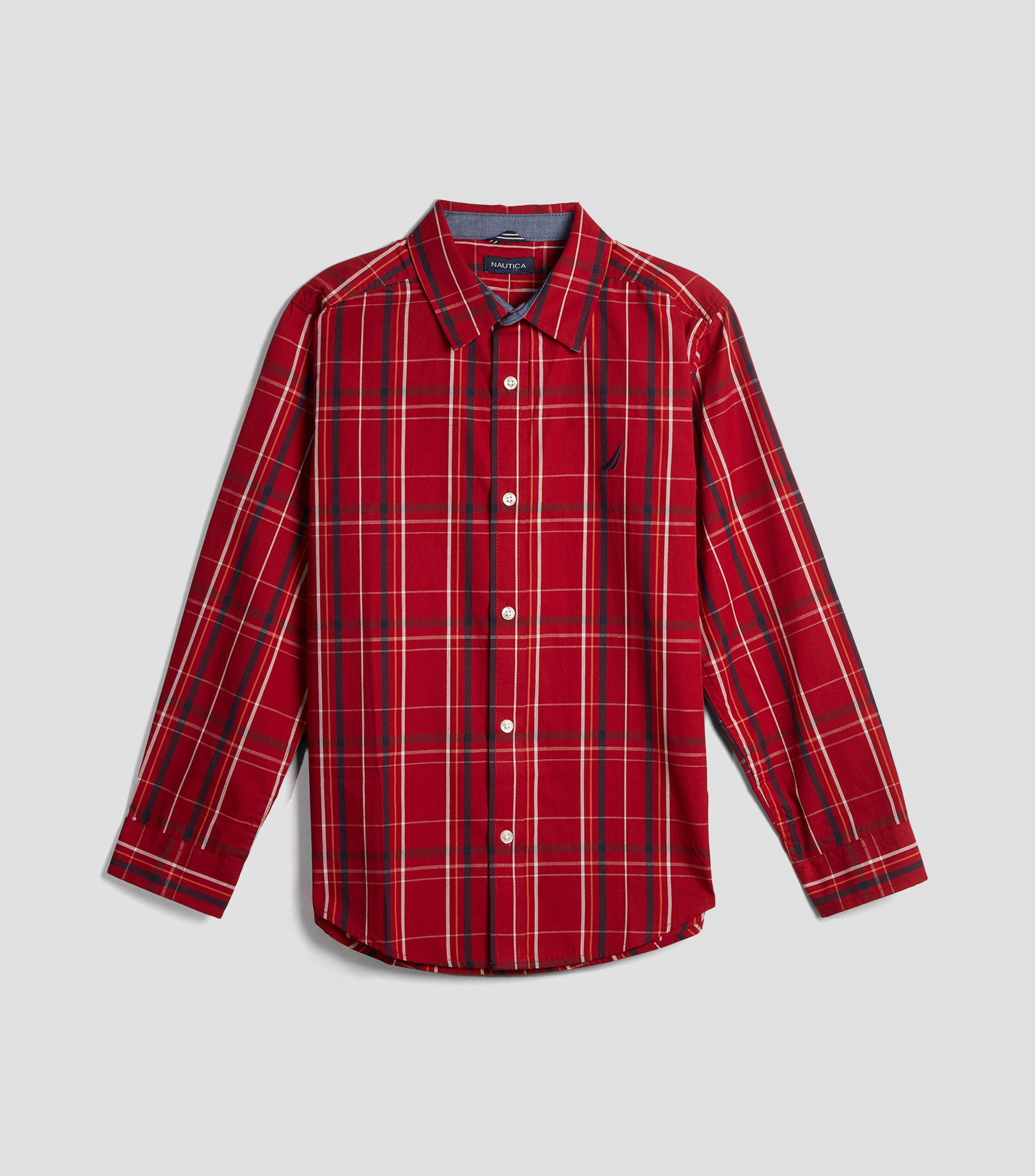 Camisa a cuadros manga larga Niño