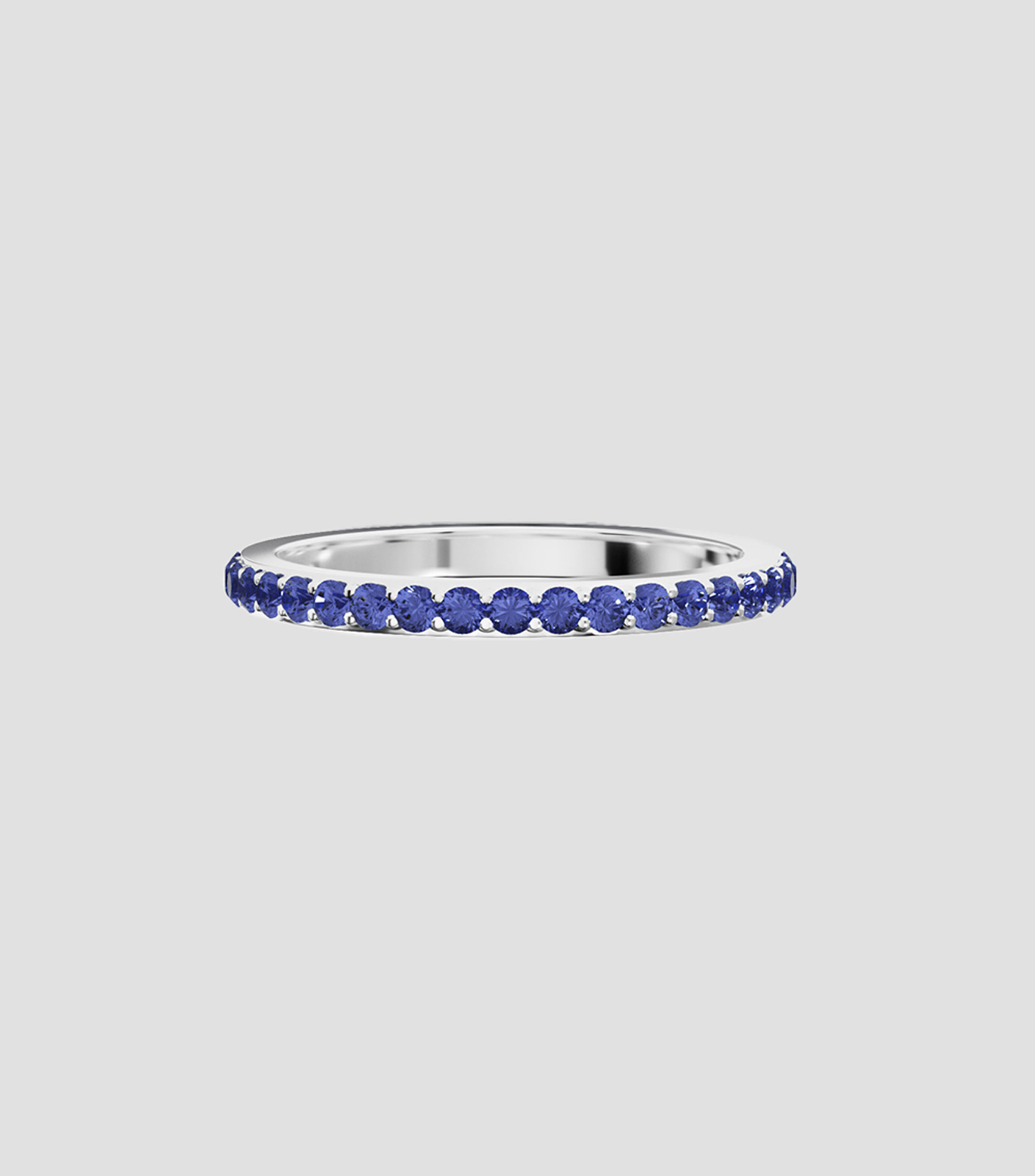 Anillo en plata ley con incrustaciones de circonita Mujer