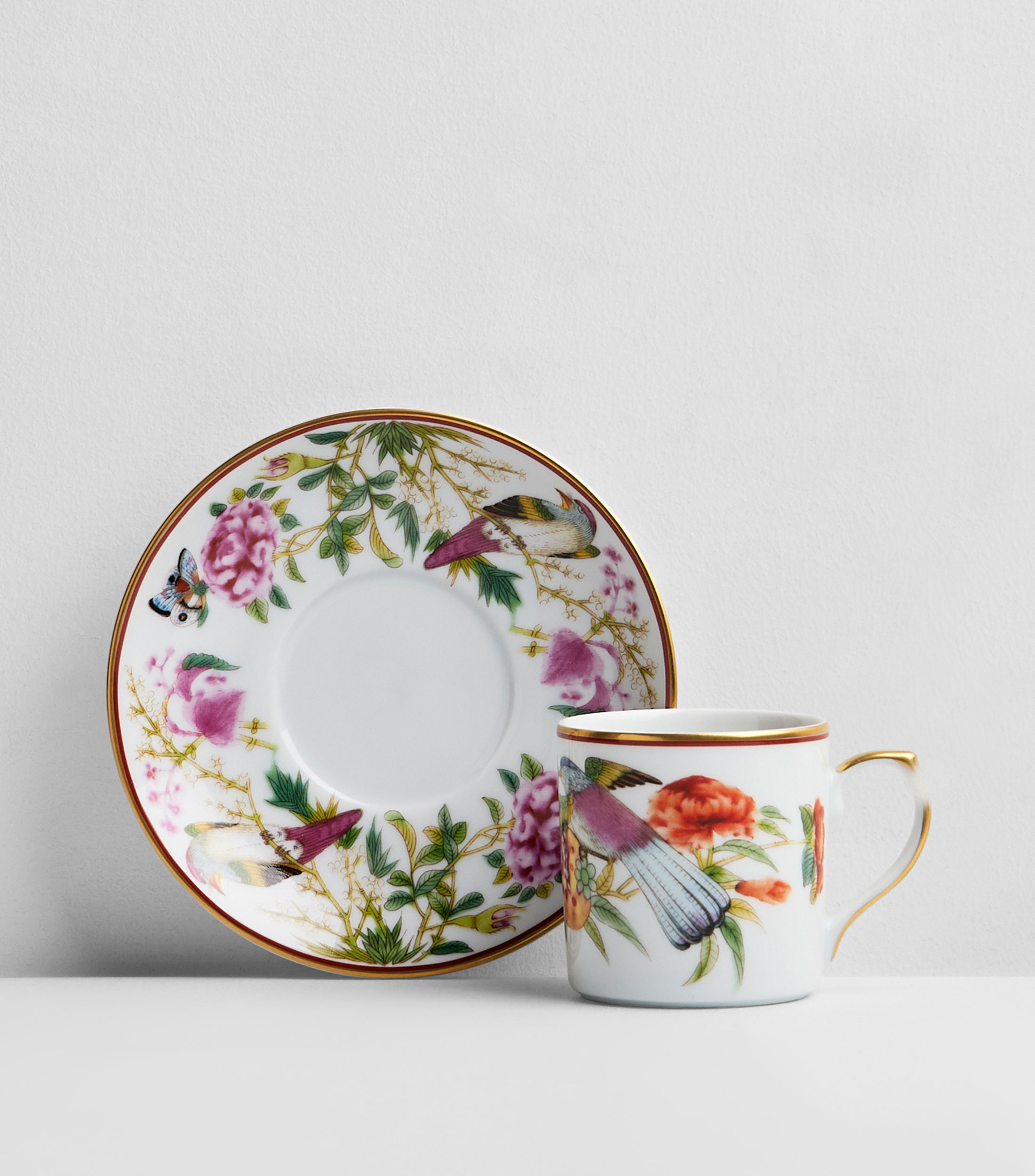 Taza para café con plato Frutas Paso Real