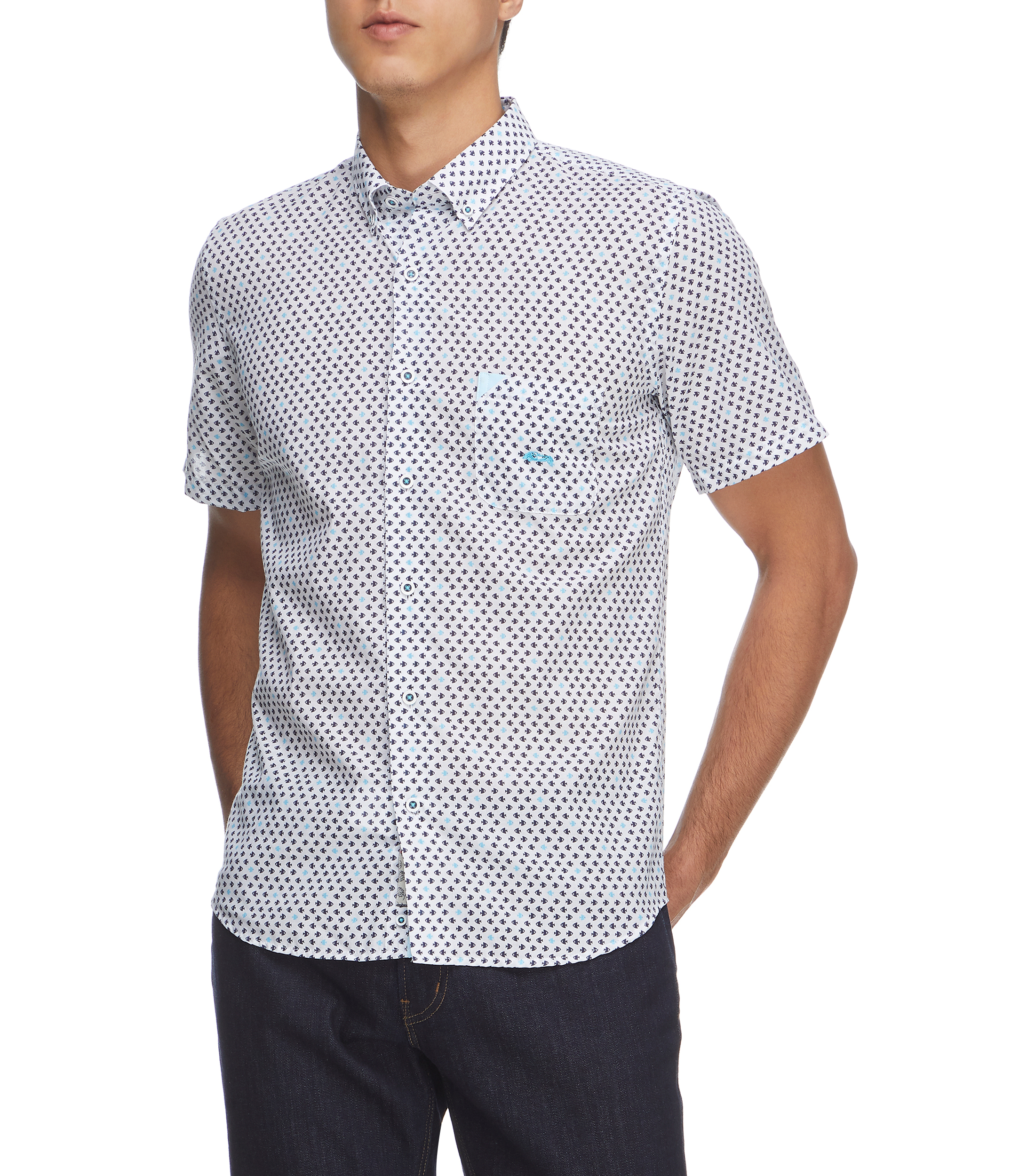 Dario Beltran con peces manga Hombre - El Palacio de