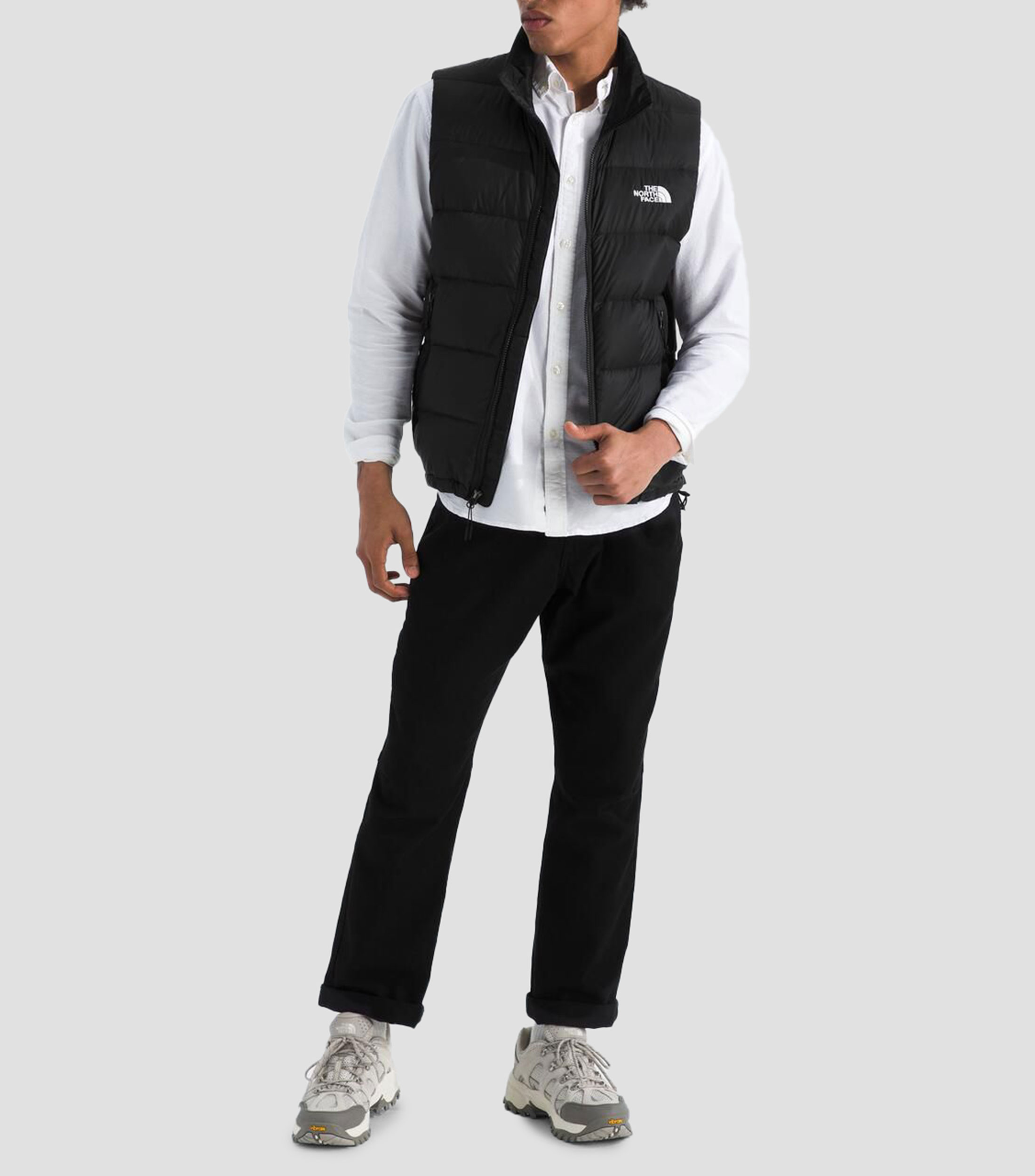 Chaleco puffer cuello alto Hombre