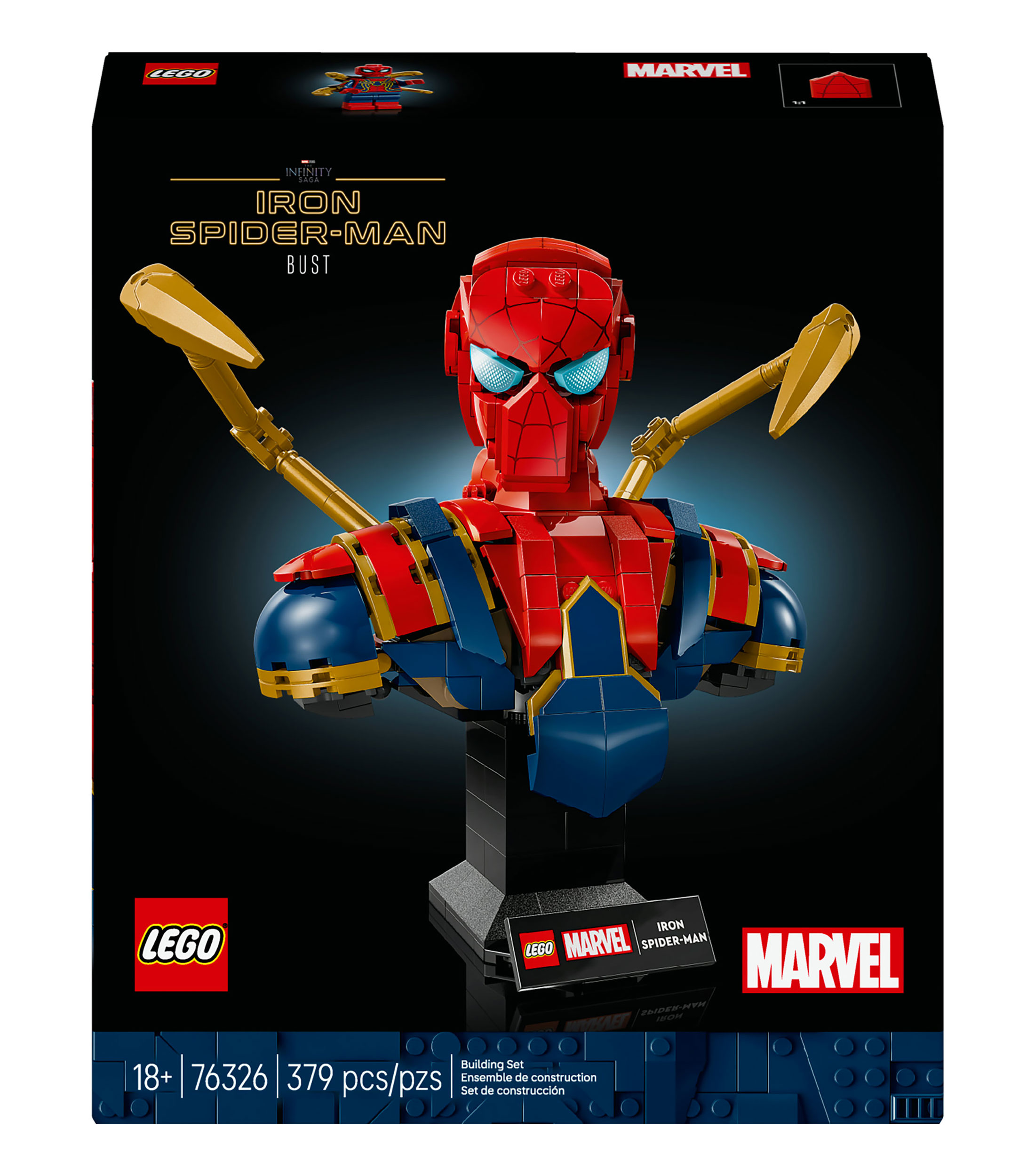 Lego Marvel Busto de Iron Spiderman Set 76326