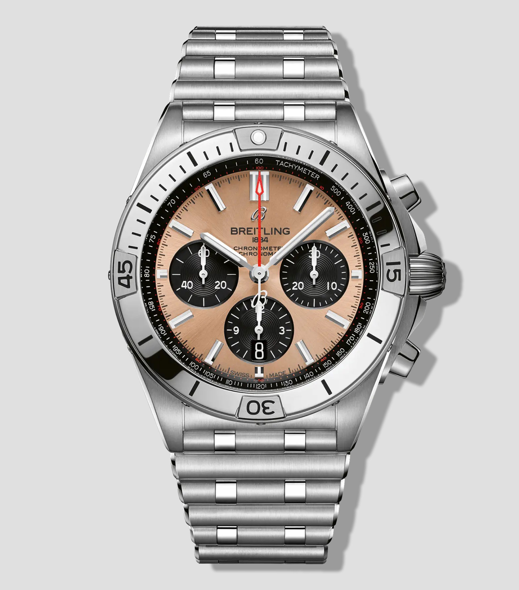 Reloj para Hombre Chronomat 42 deportivo plateado
