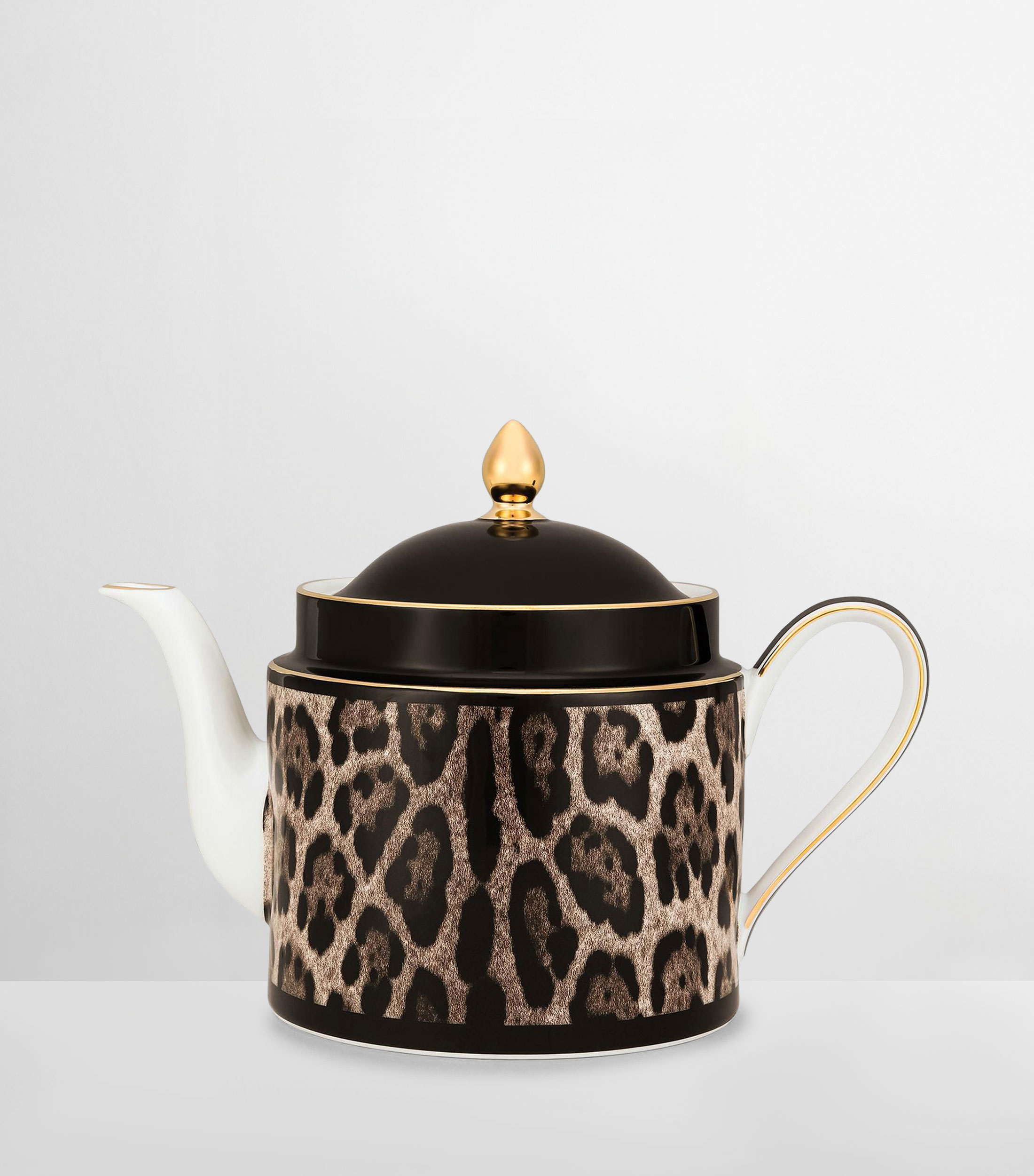 Tetera Leopardo de porcelana