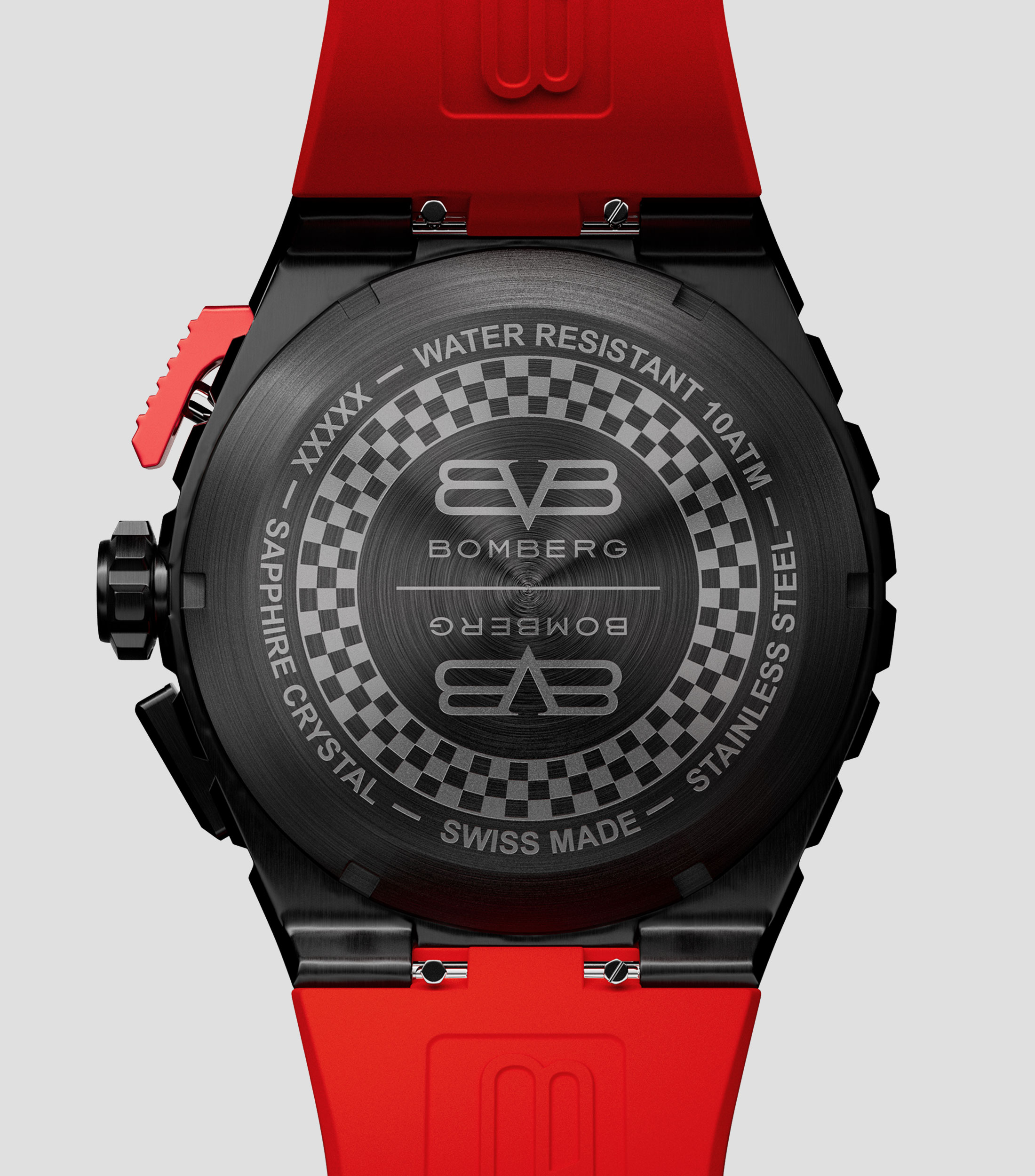 Reloj para Hombre Apex Carbon MZ casual Rojo, Negro
