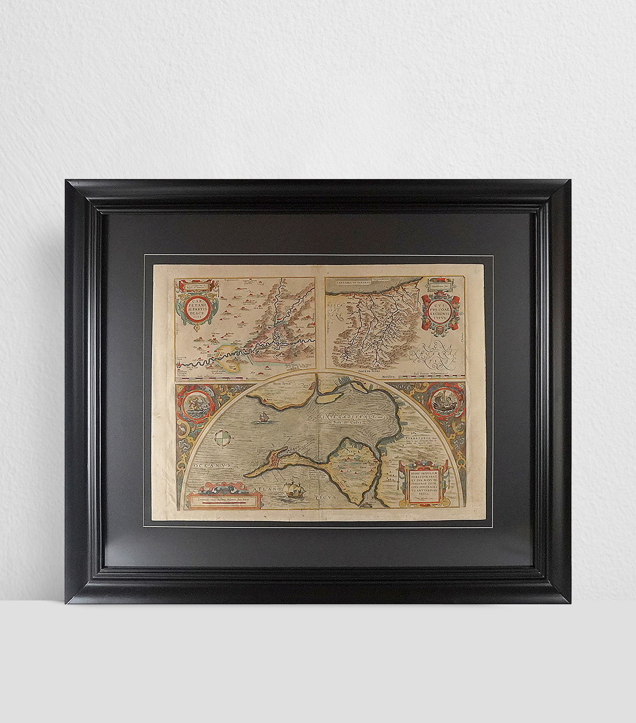 Cuadro decorativo Mapa de la Nueva España 1584