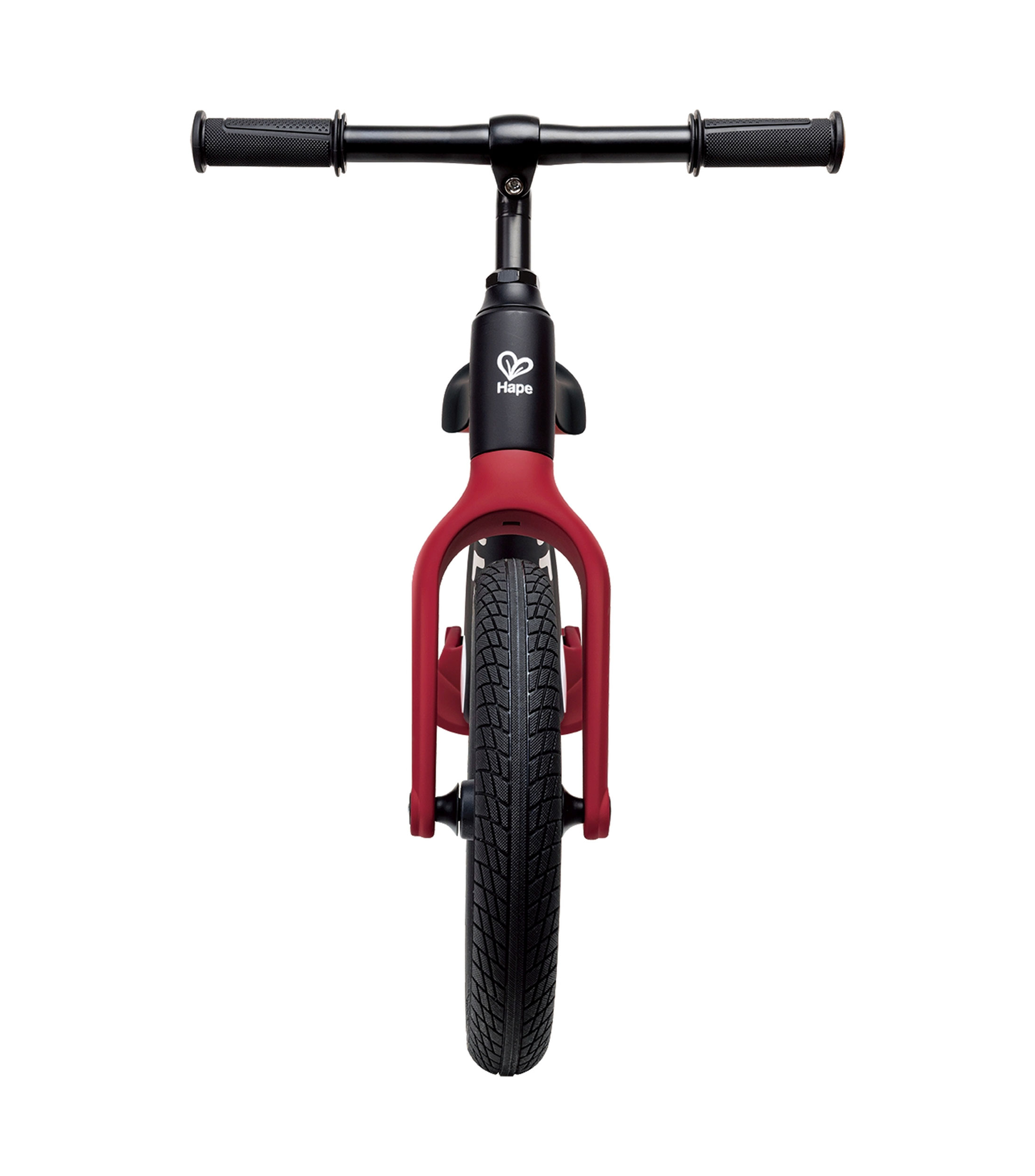 Bicicleta para bebé de equilibrio ligera sin pedales, roja