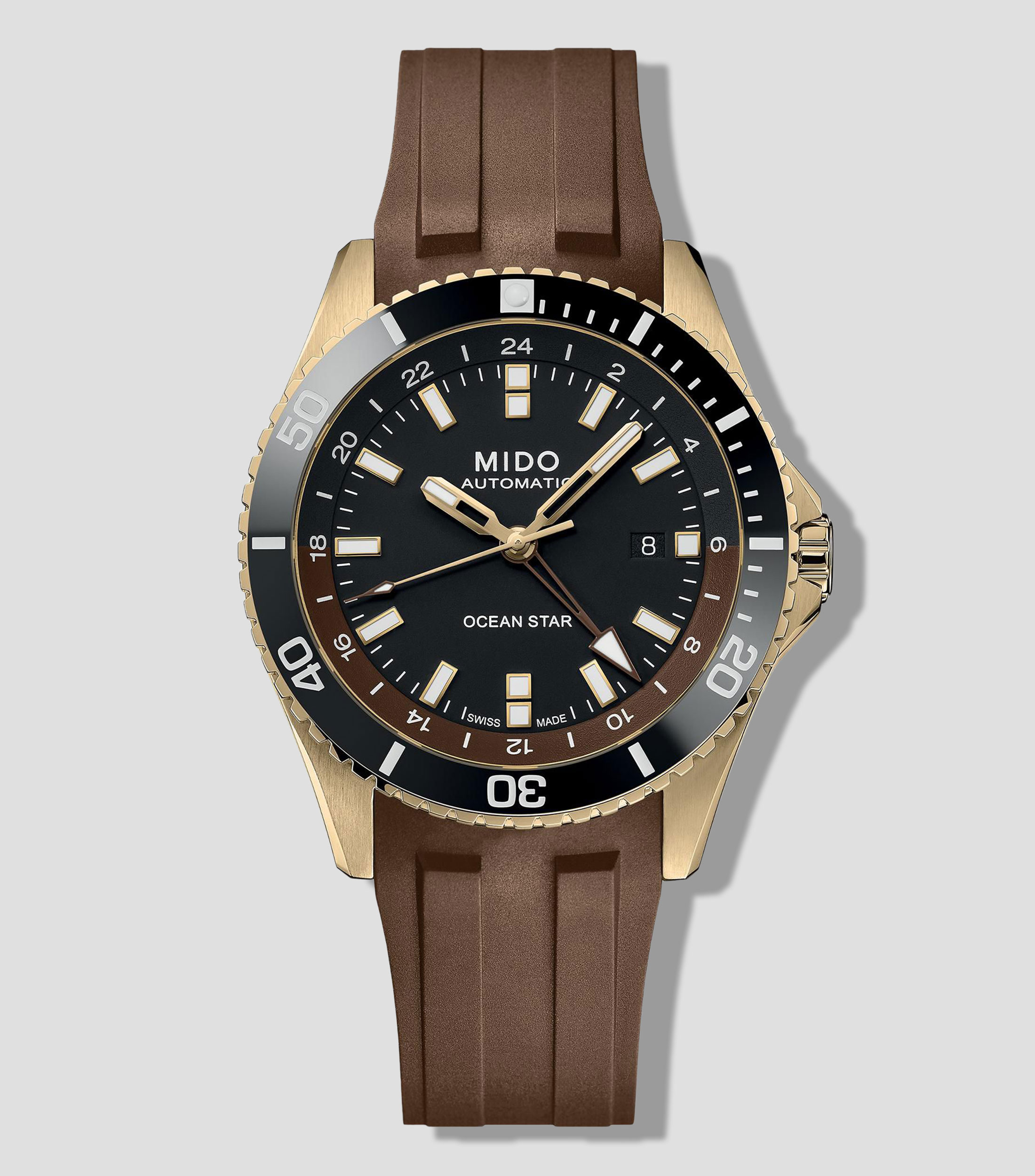 Reloj para Hombre Ocean Star GMT Deportivo Negro, café
