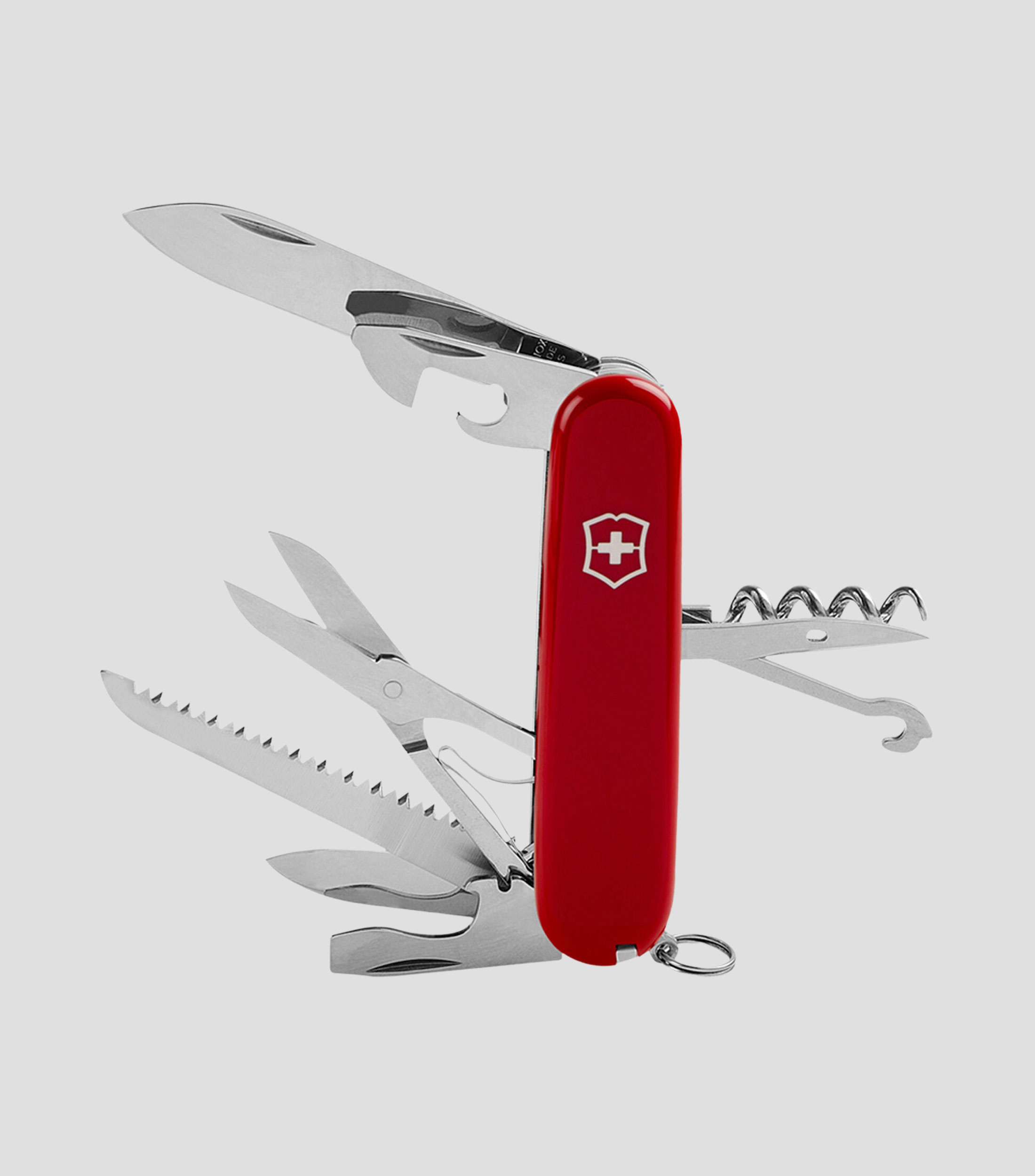 Navaja Suiza Huntsman con logotipo en acero inoxidable