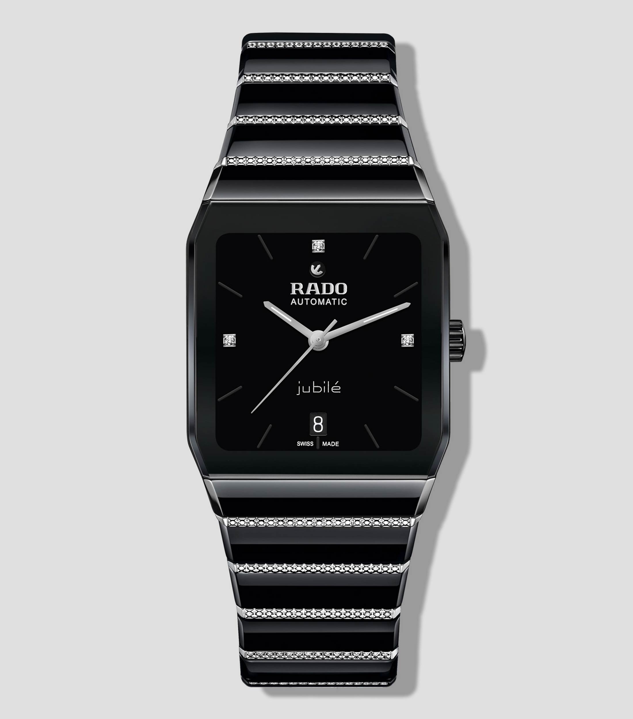Reloj Unisex Anatom Automatic Diamonds casual negro