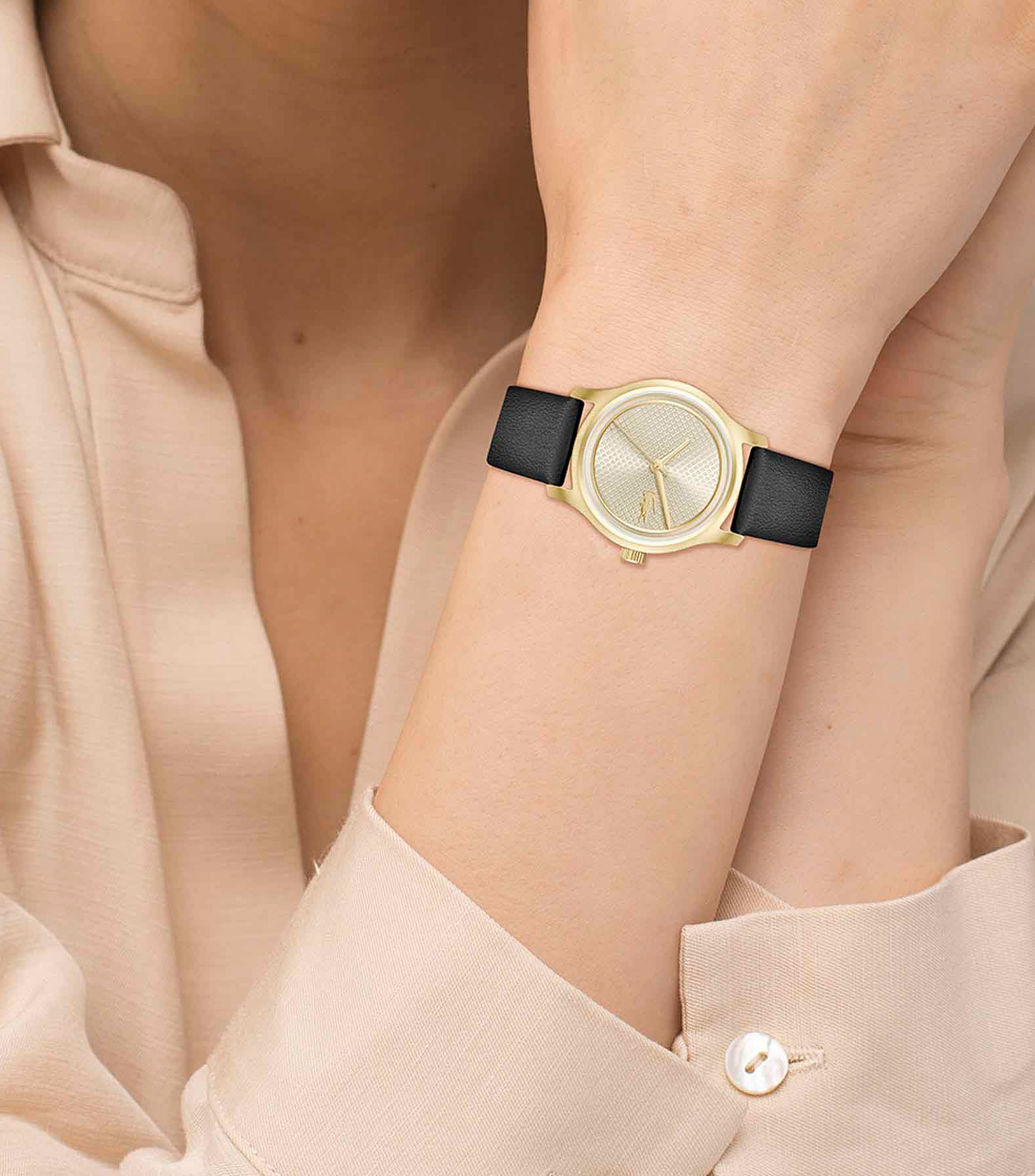 Reloj para Mujer Elyse casual dorado, blanco, negro