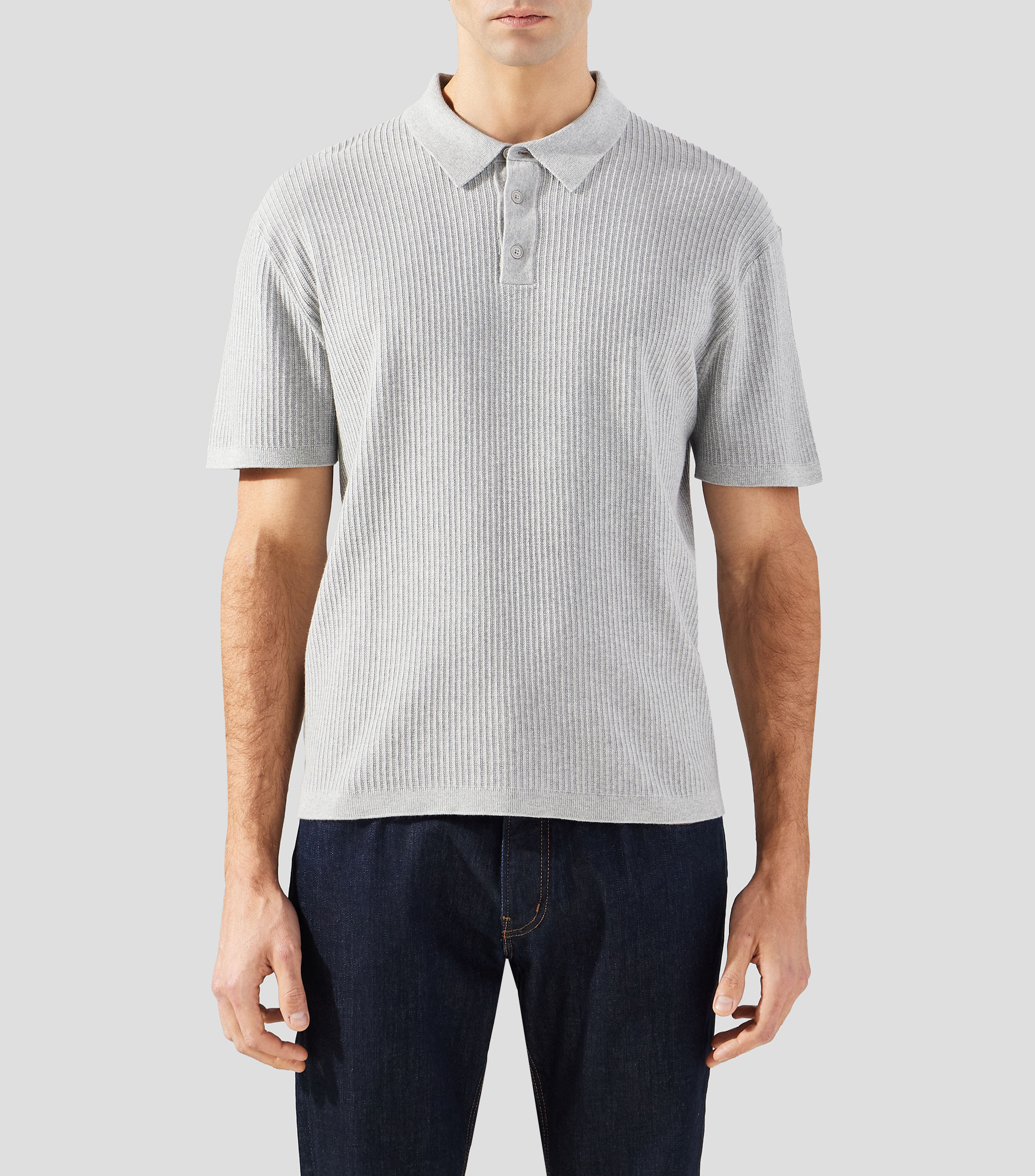 Playera tipo polo manga corta lisa Hombre