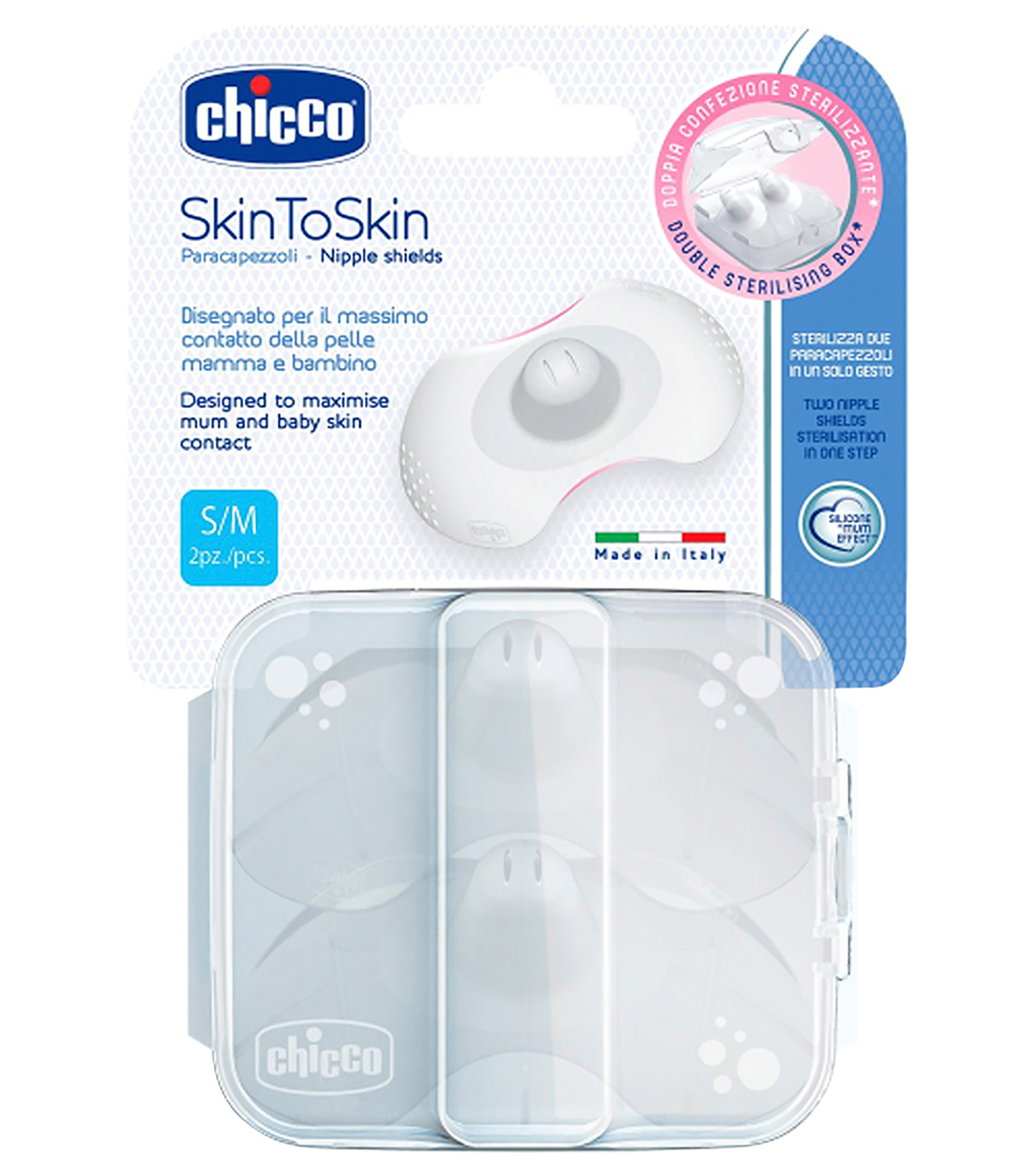 Pezoneras protectoras de silicon Skin to Skin SM