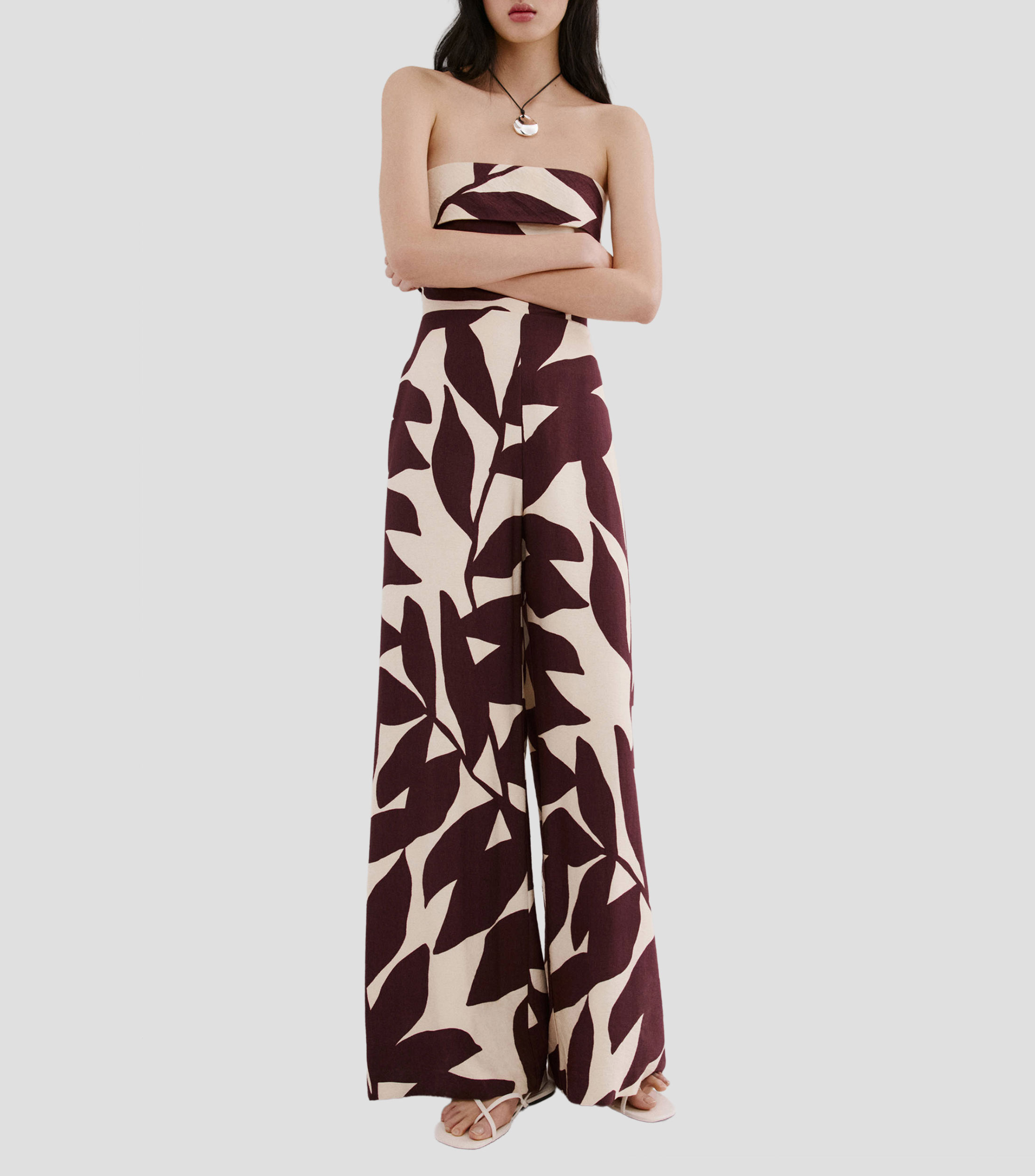 Jumpsuit de corte recto Mujer