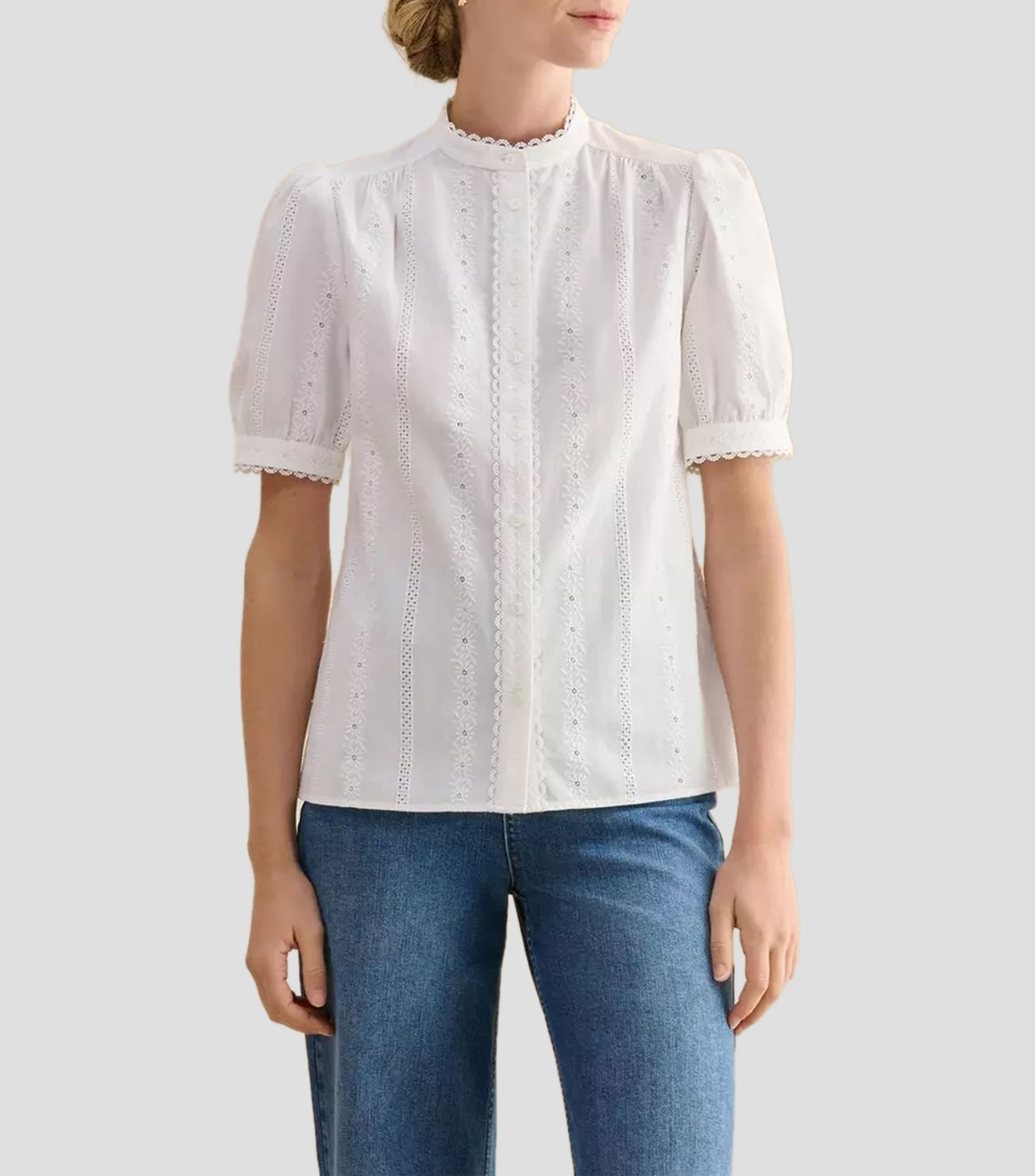Blusa Microdiseño manga corta Mujer