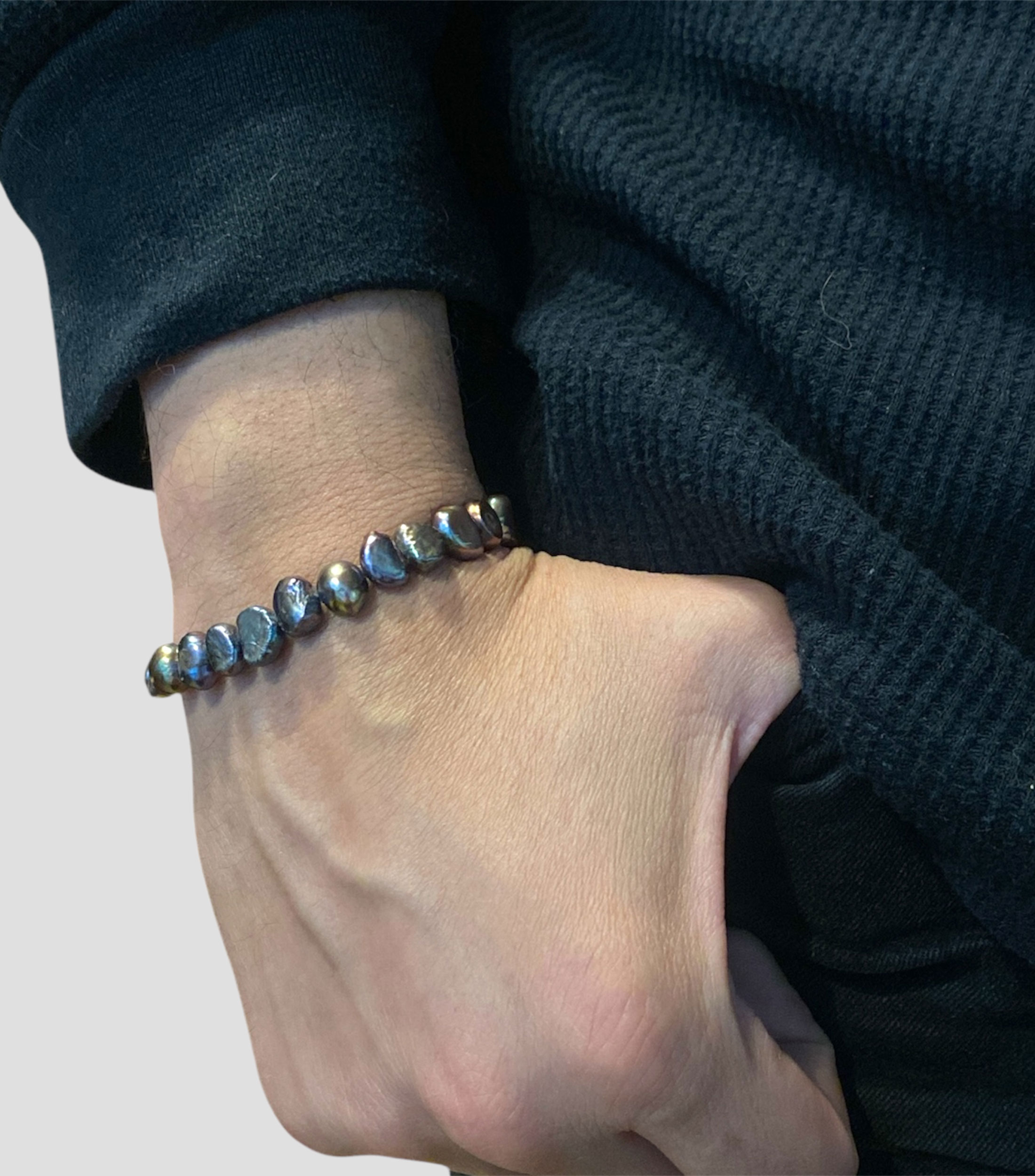 Brazalete Rainbow Mixed Pearl Hombre
