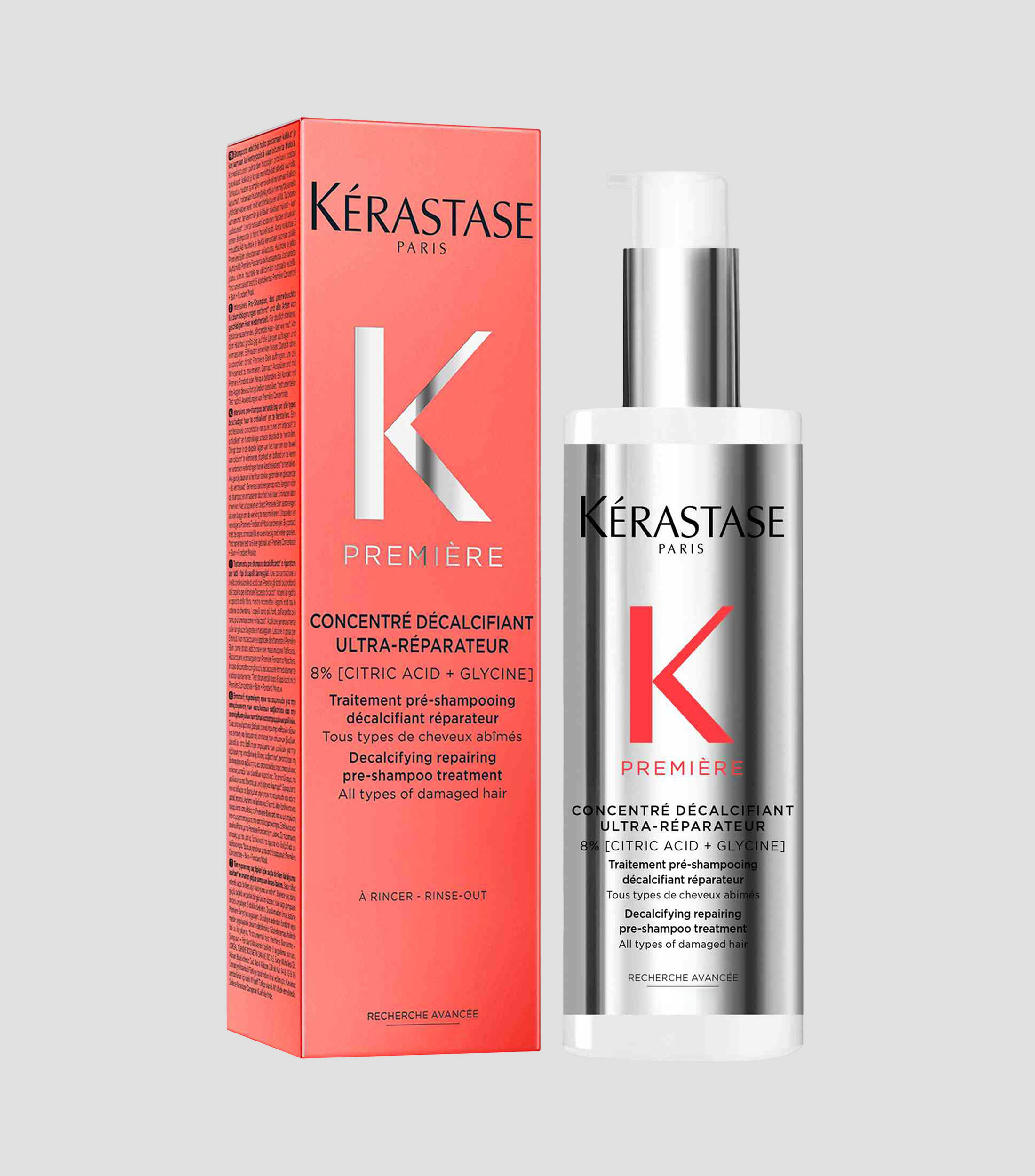 Tratamiento Prechampú Reparador Descalcificante Première, 250 ml