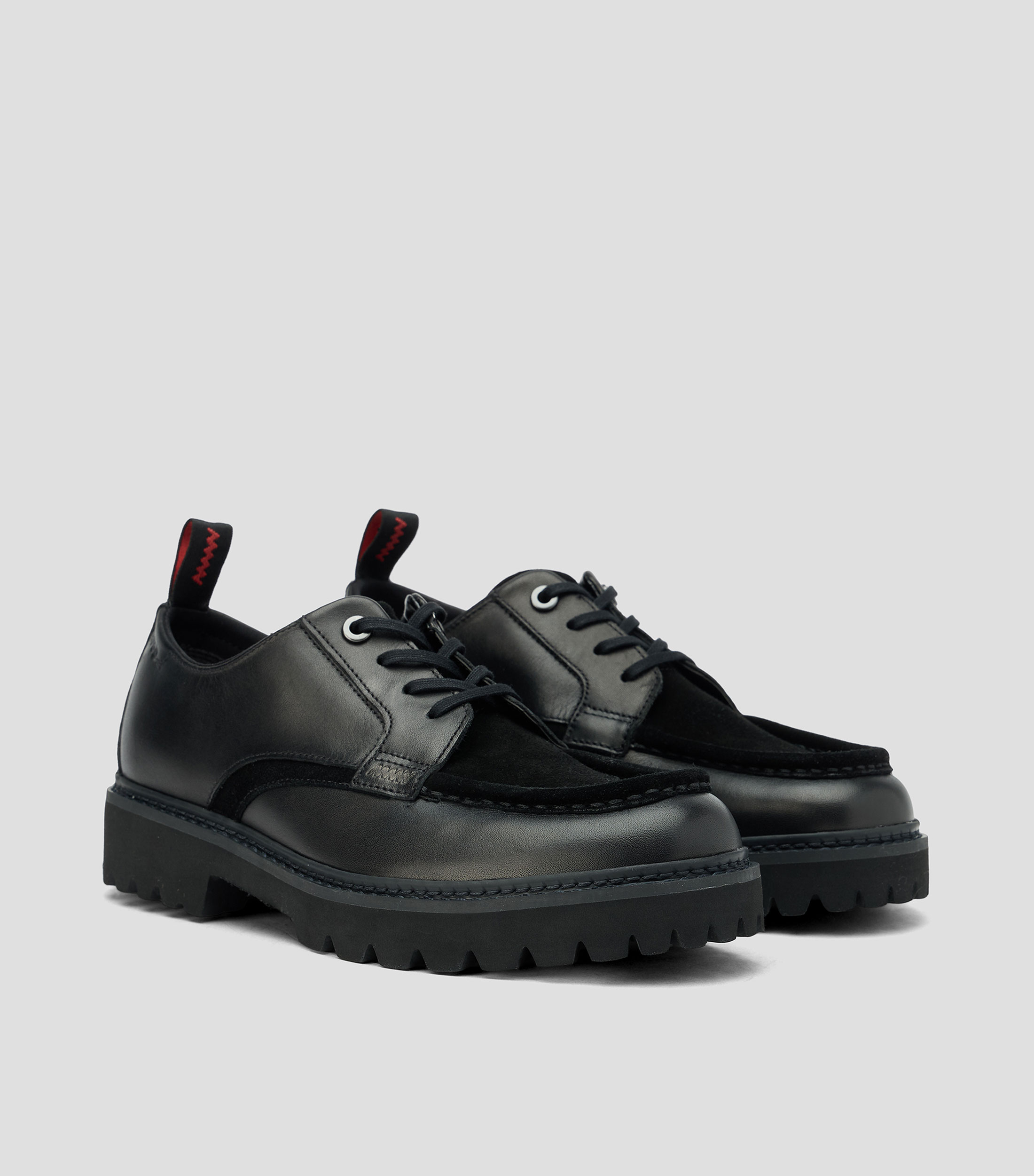Zapatos casuales derby en piel Hombre