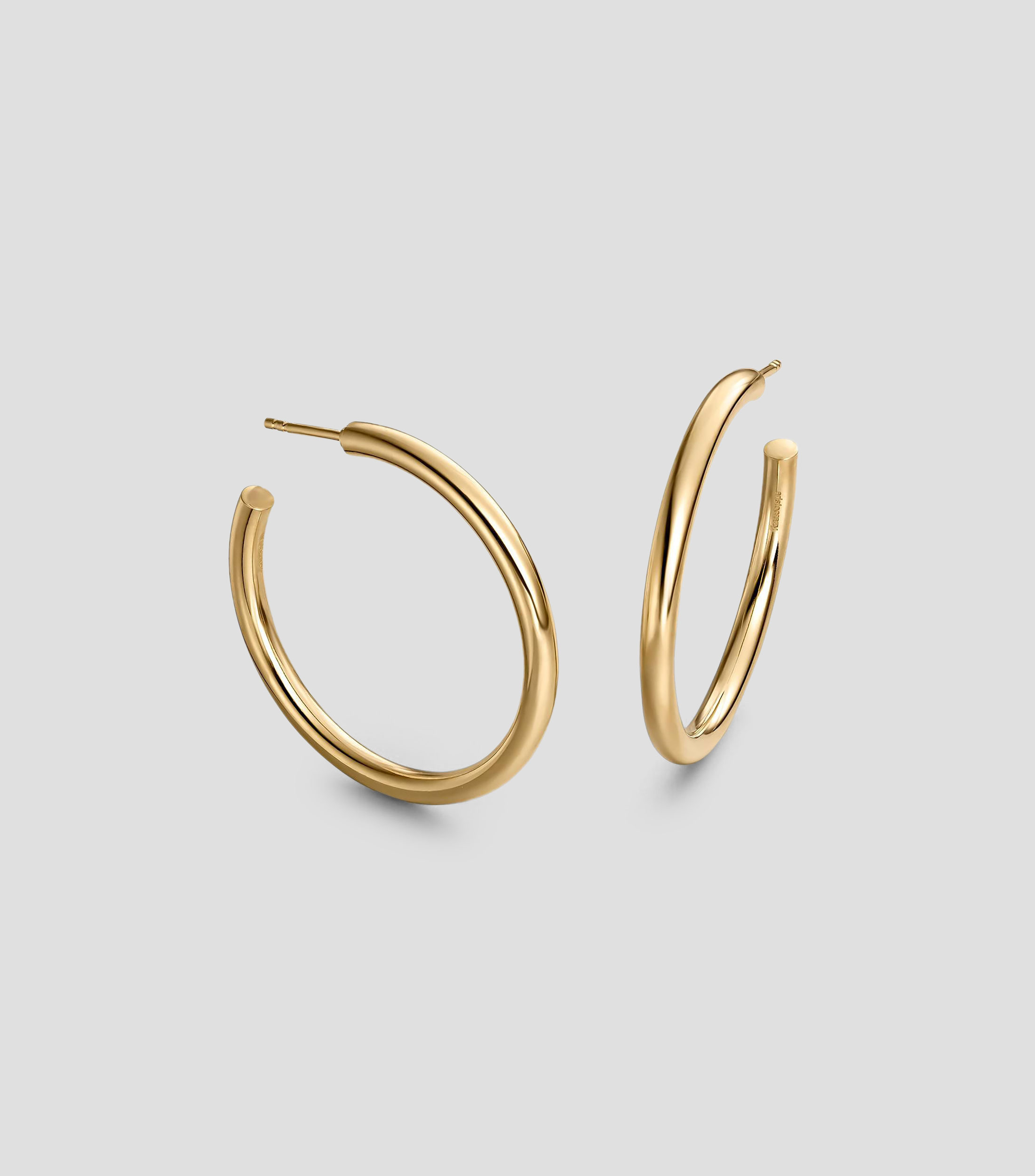 Pendientes de aro en plata .925 Hooped Earrings Mujer