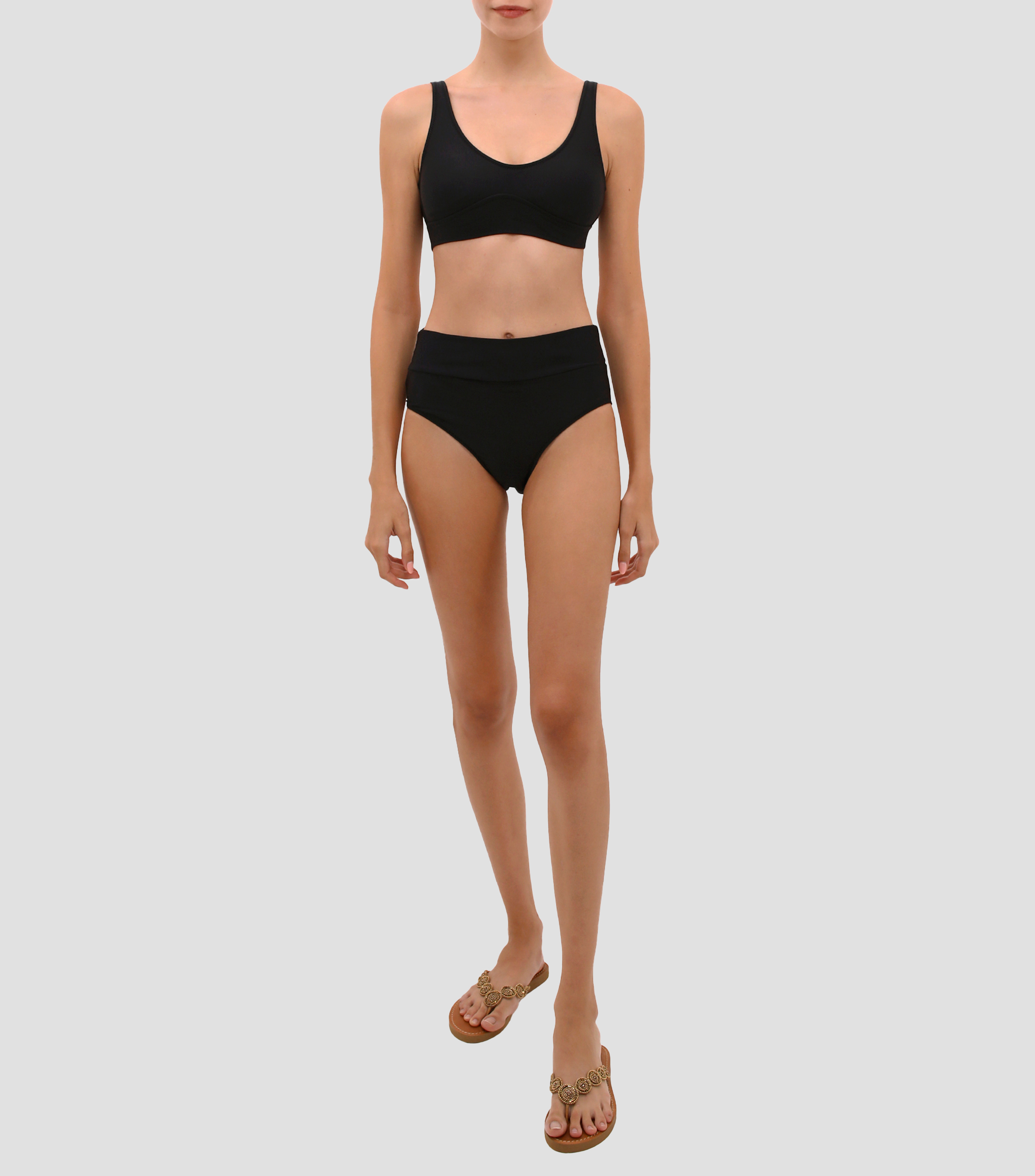Bikini Bottom liso Mujer