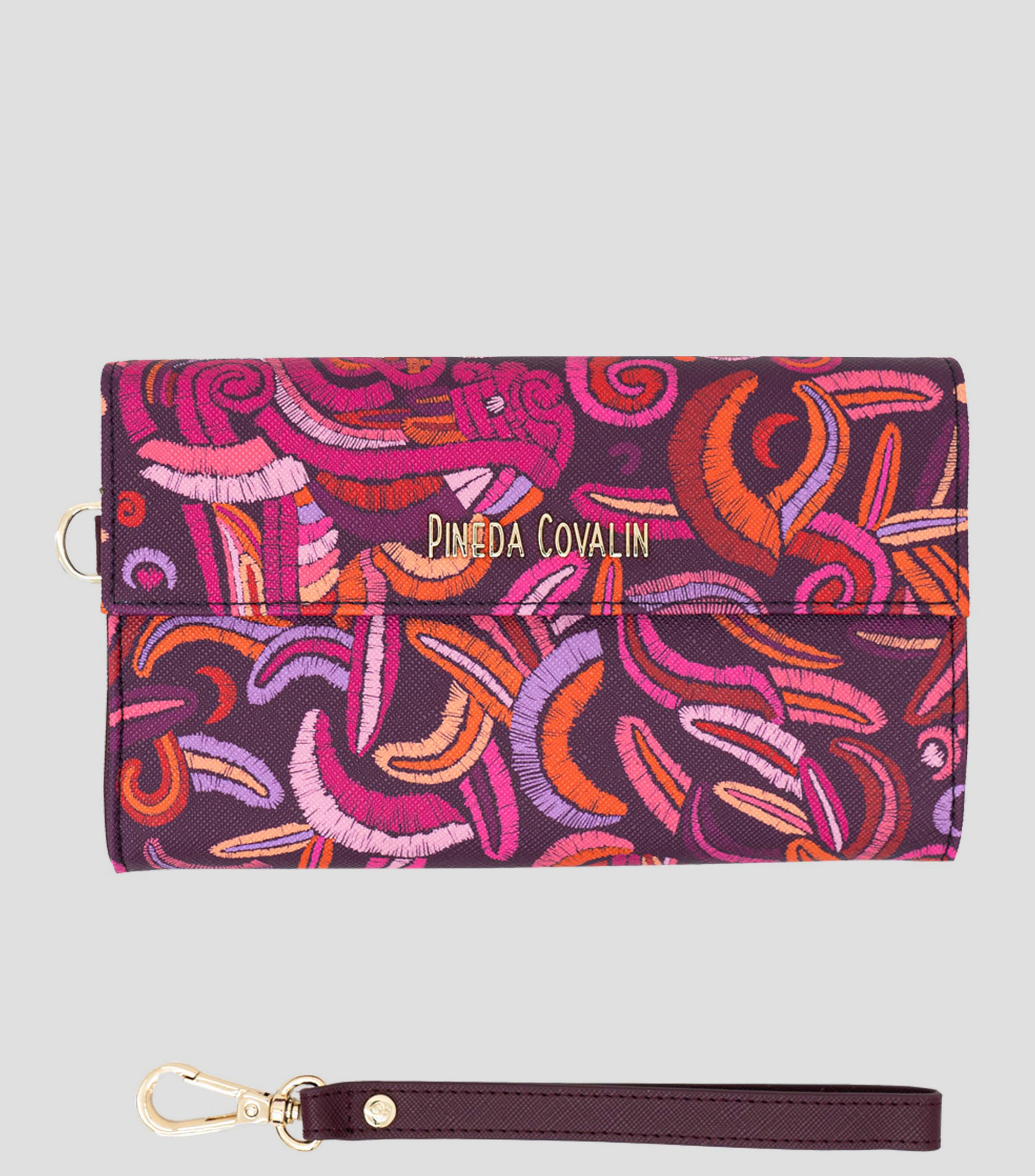 Bolsa wristlet fucsia Quetzalcóatl Mujer