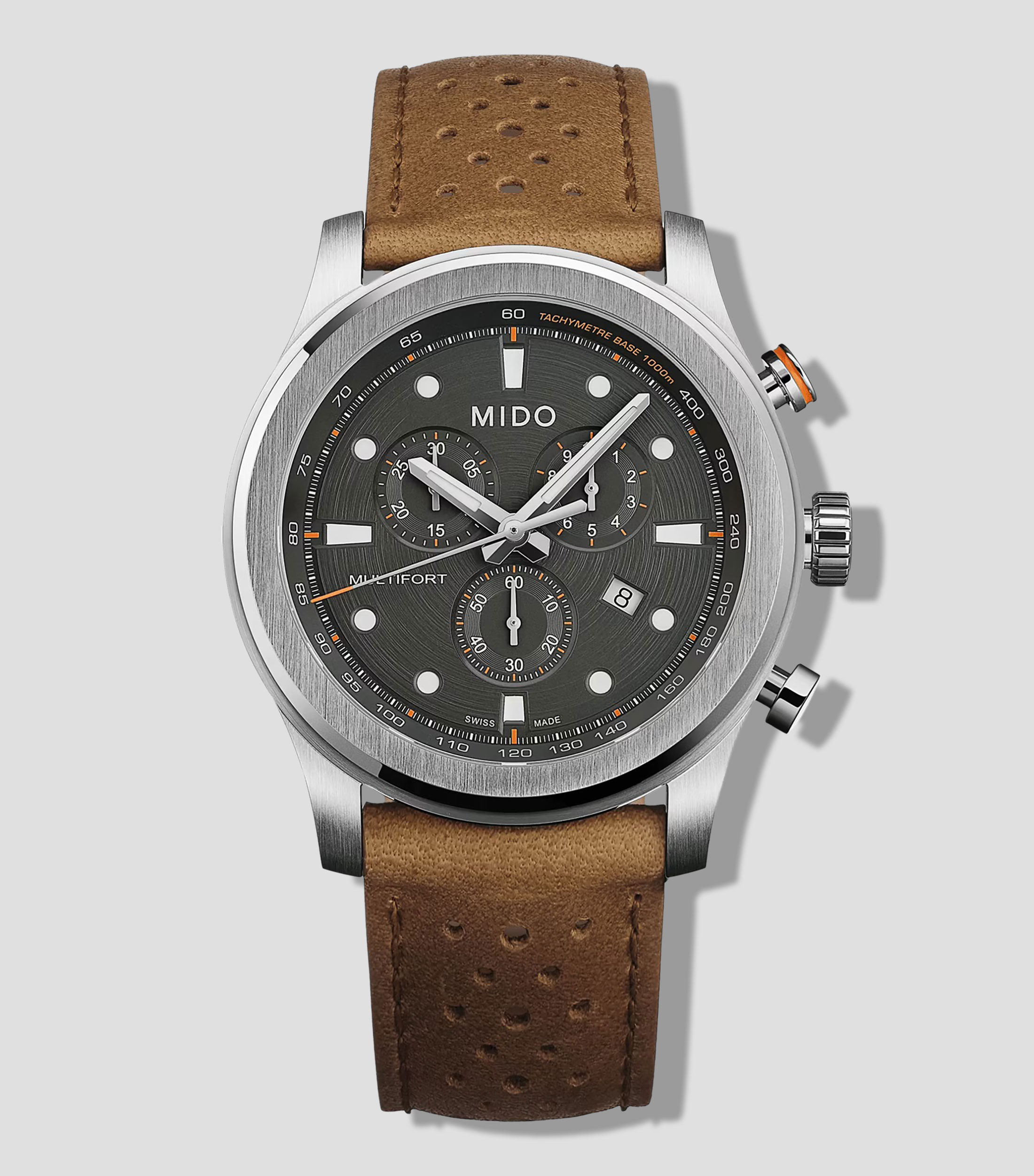 Reloj para Hombre Multifort Chronograph Quartz Deportivo, Plateado