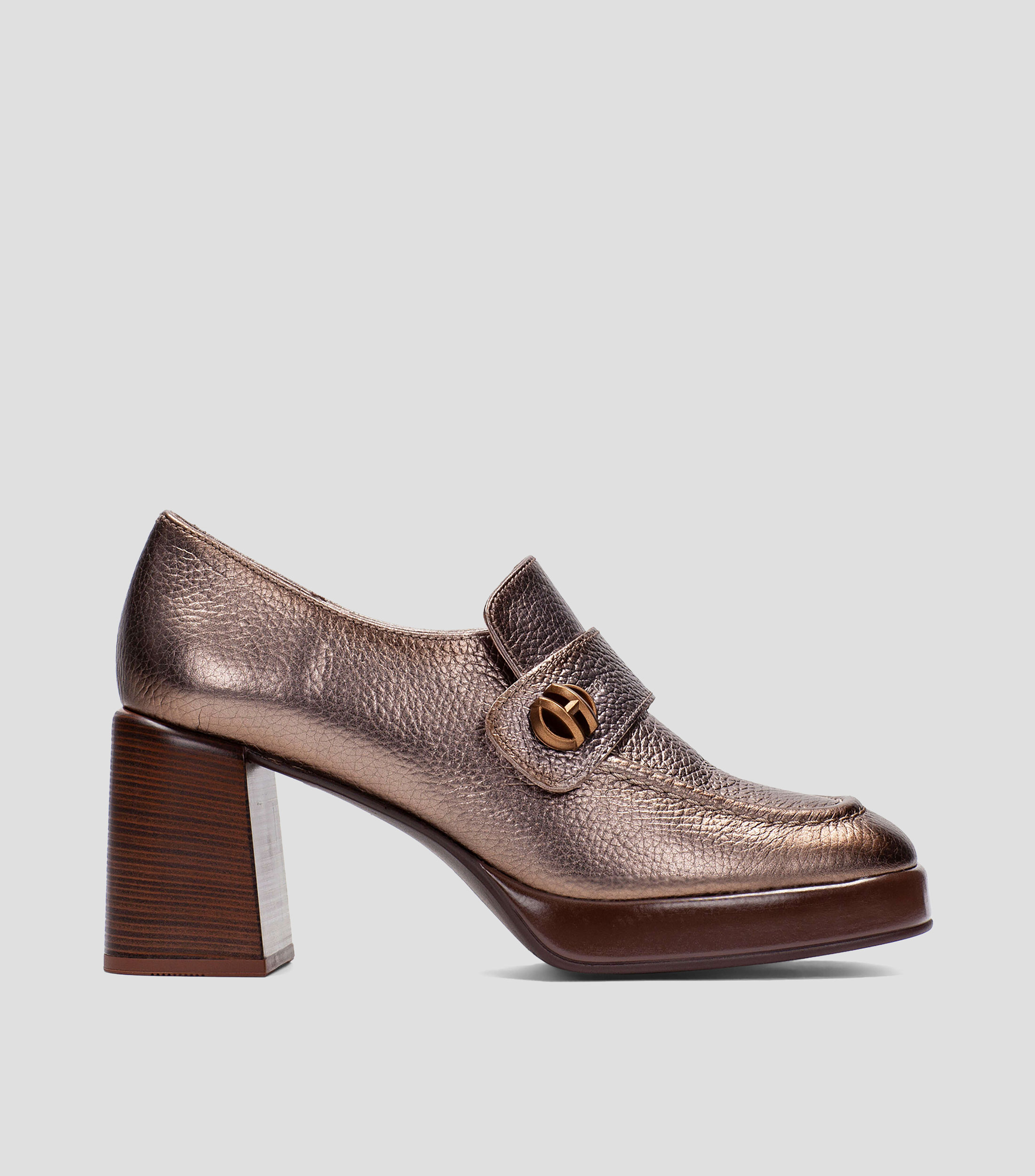 Zapatos Tokio con plataforma y tacón ancho de 7 cm Mujer