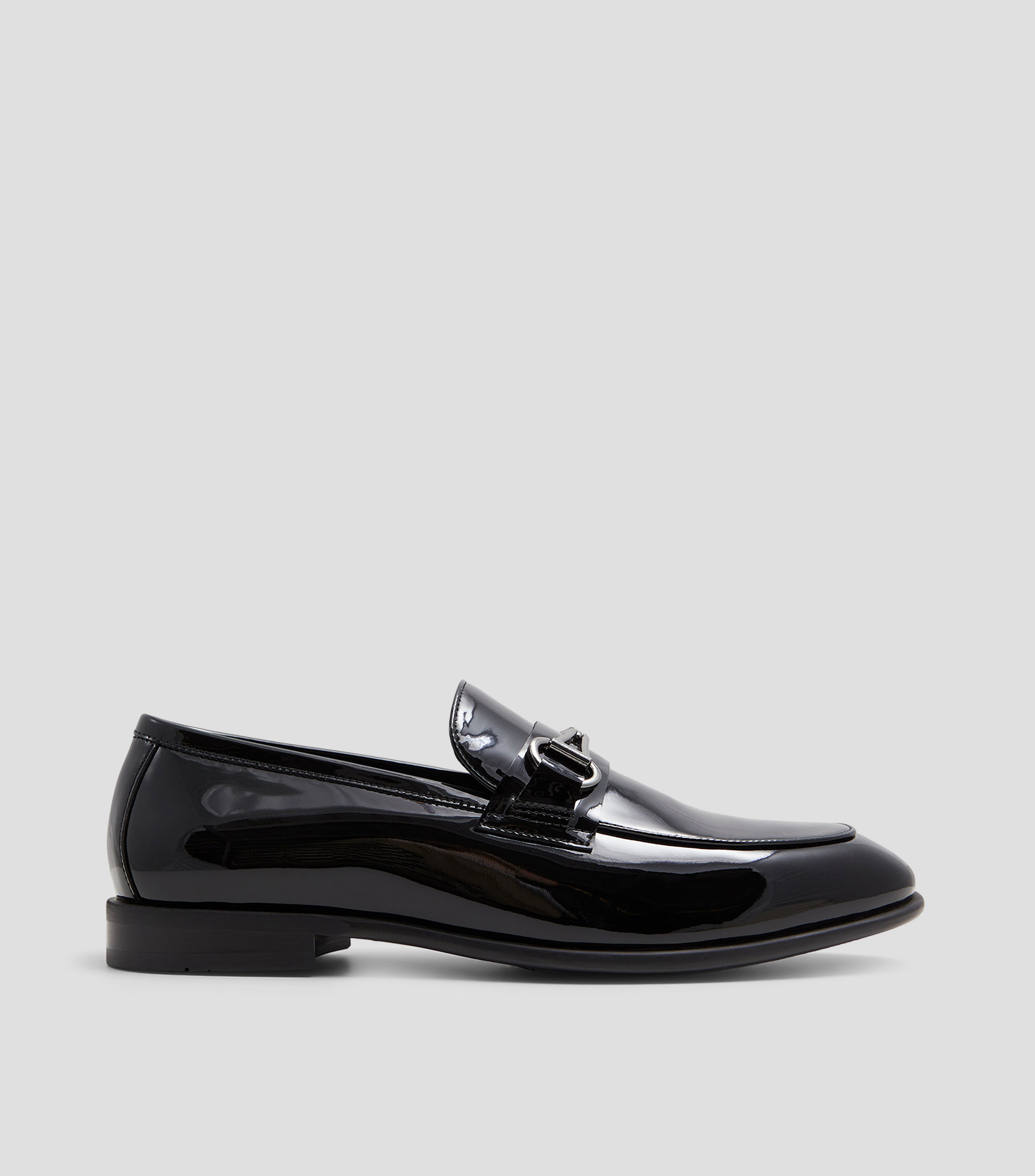 Mocasines en piel con herraje Hombre