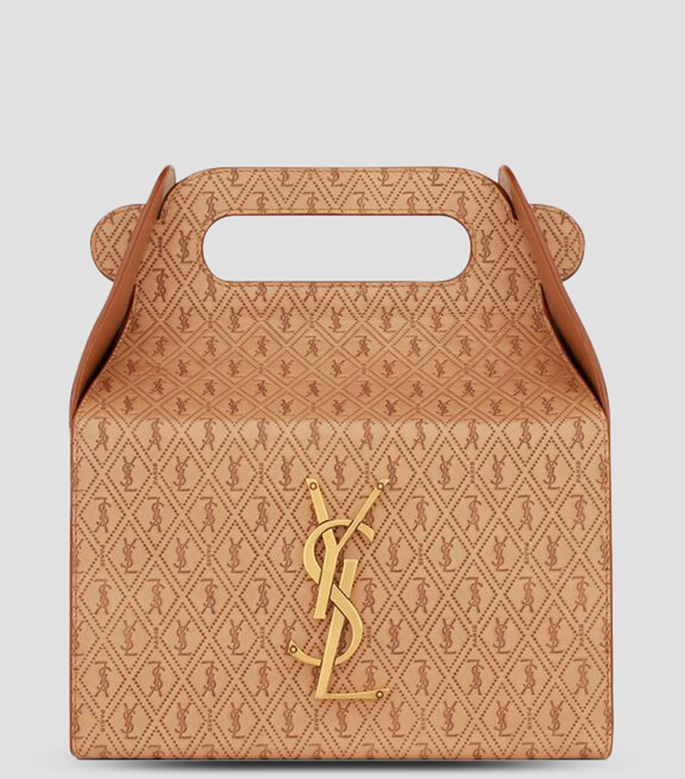 Bolsa pouch en piel Take-Away Box monogram Mujer