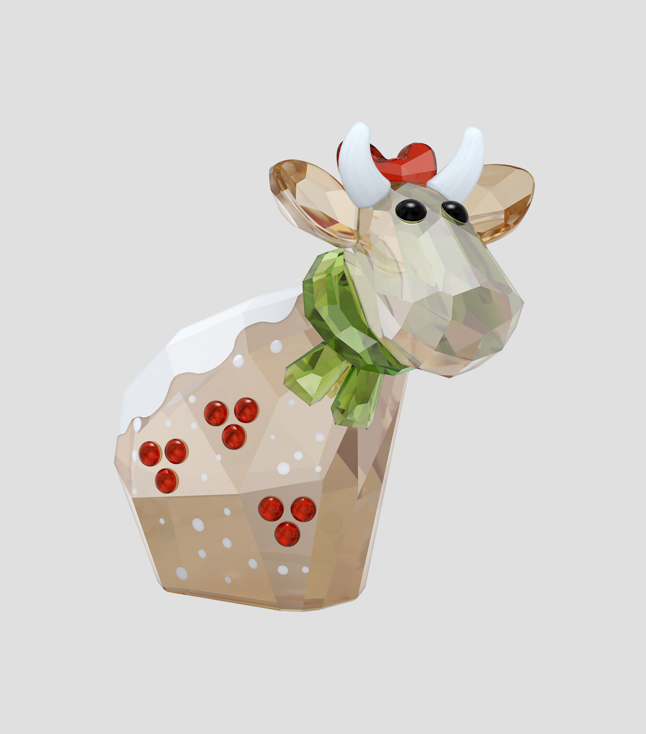 Figura decorativa Holiday Cheers Mo Holiday en cristal