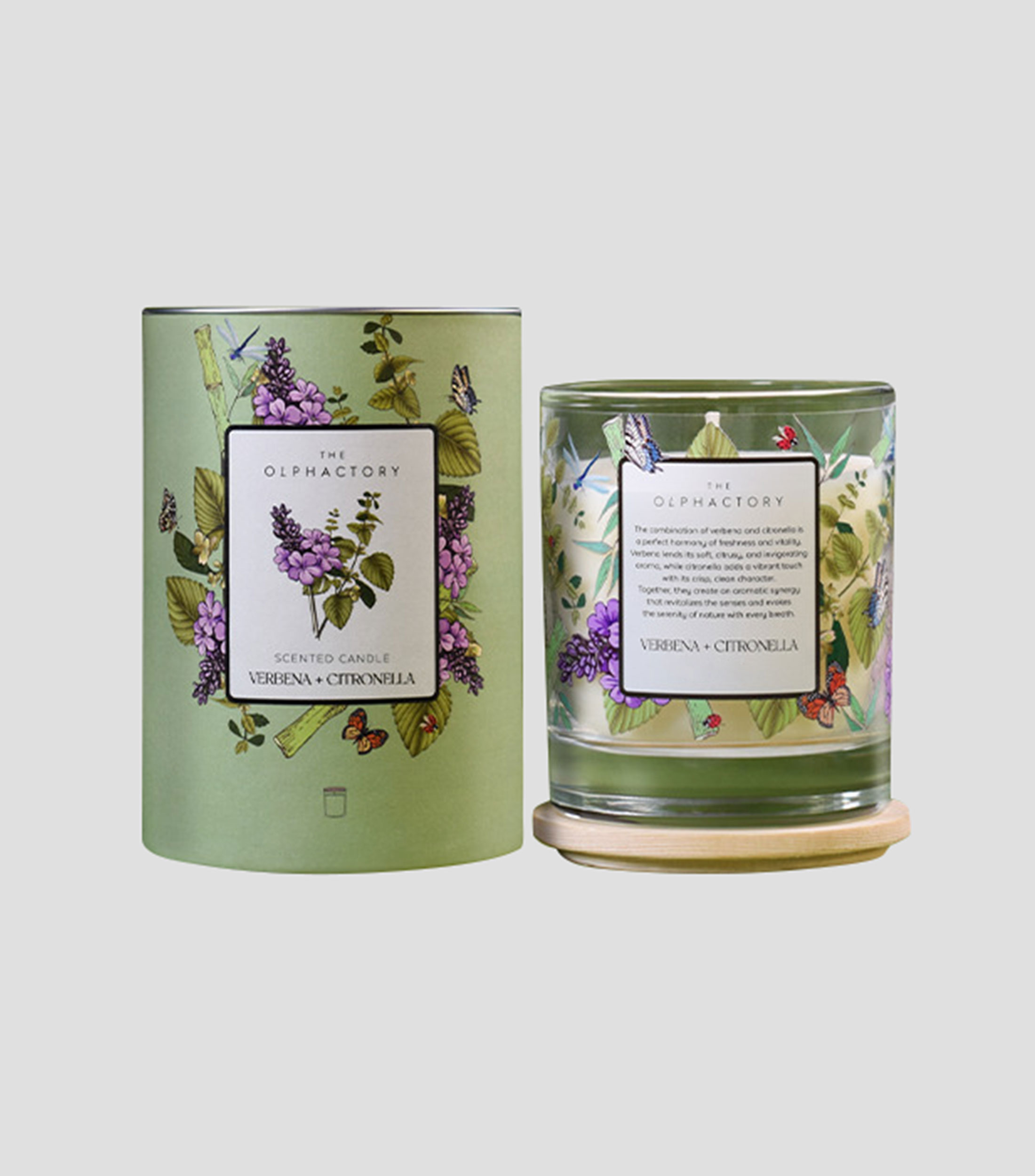Vela aromática Verbena y Citronella