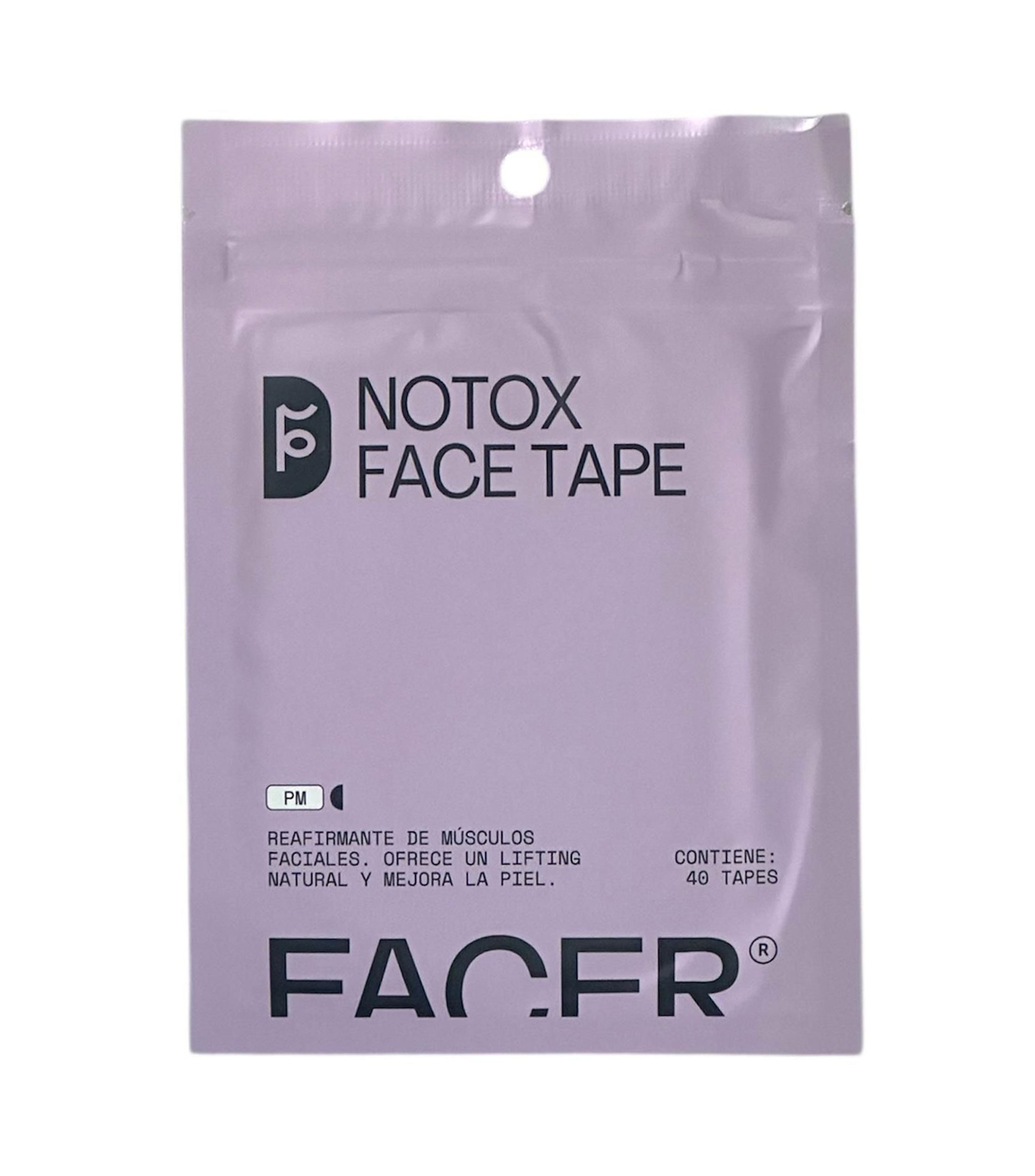 Cinta facial hipoalergenica antiedad Notox, 40 piezas