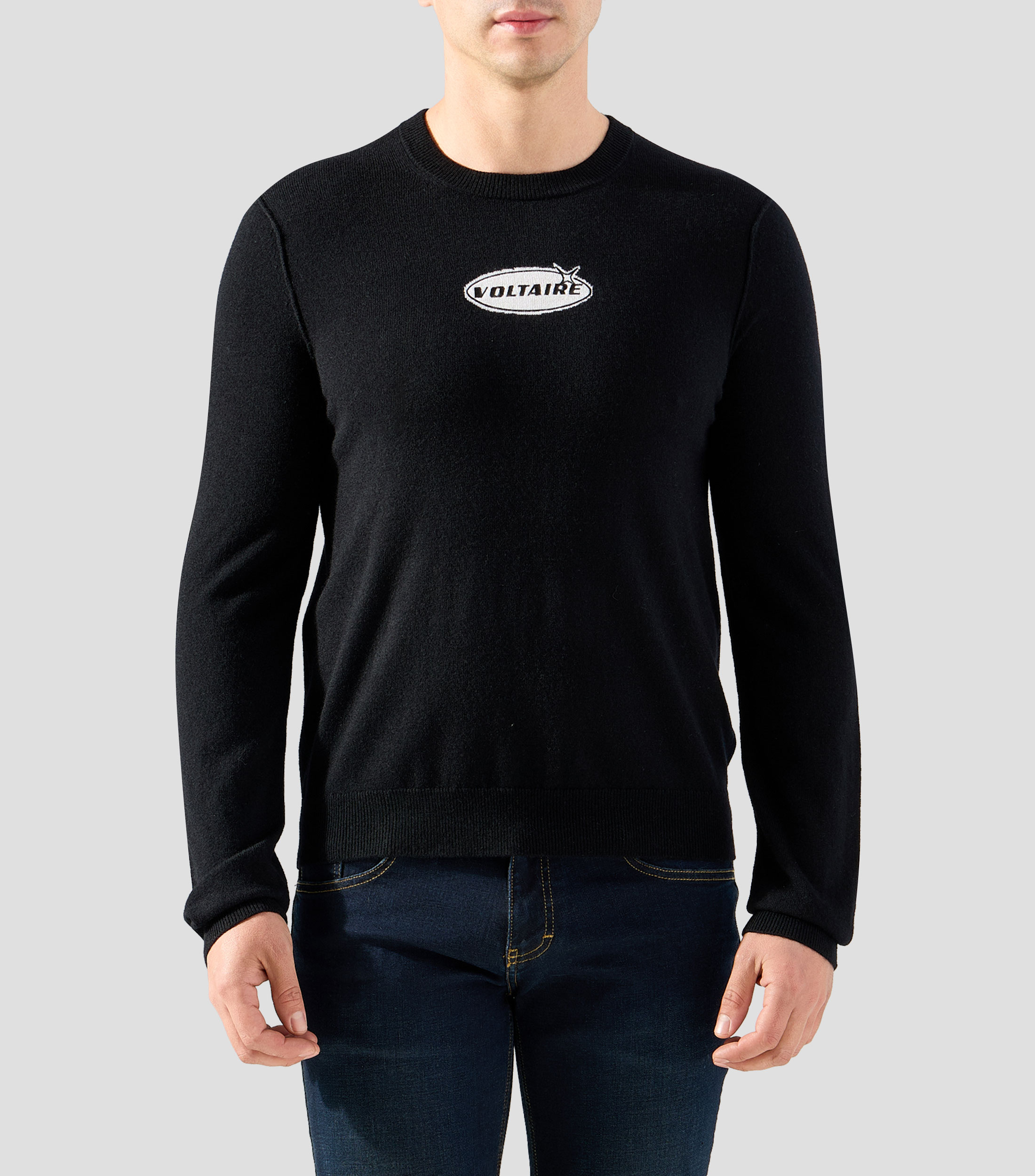 Suéter cuello redondo Hombre