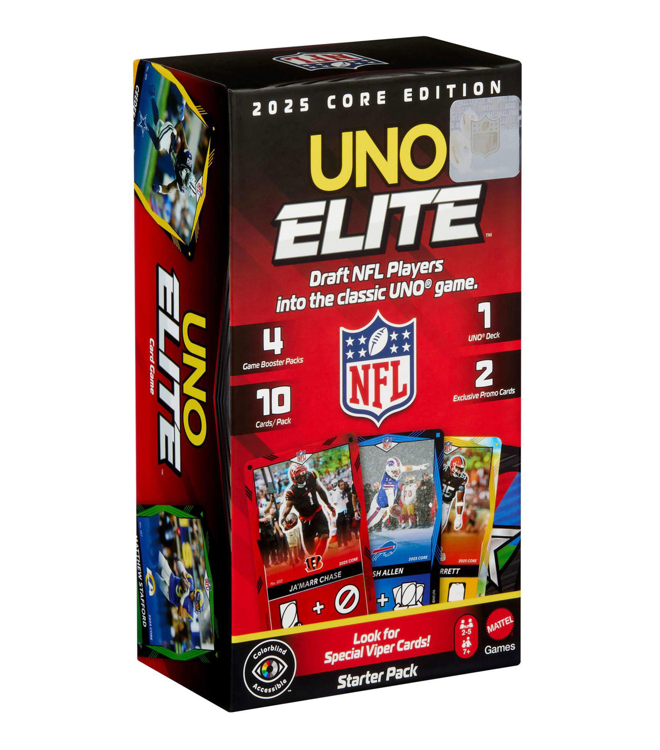 Juego de Mesa UNO Elite NFL Starter Pack