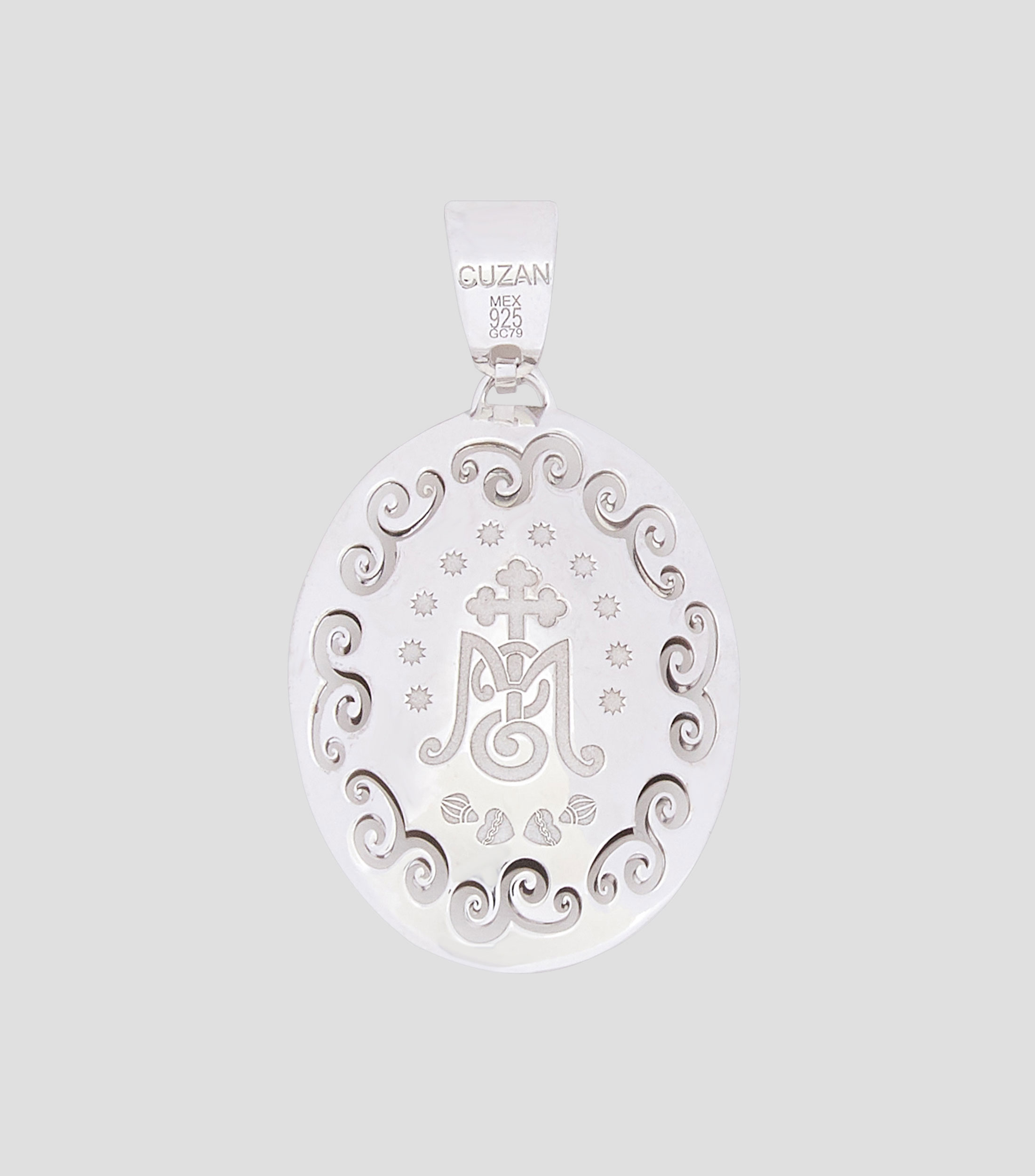 Medalla en plata Virgen de Guadalupe Unisex