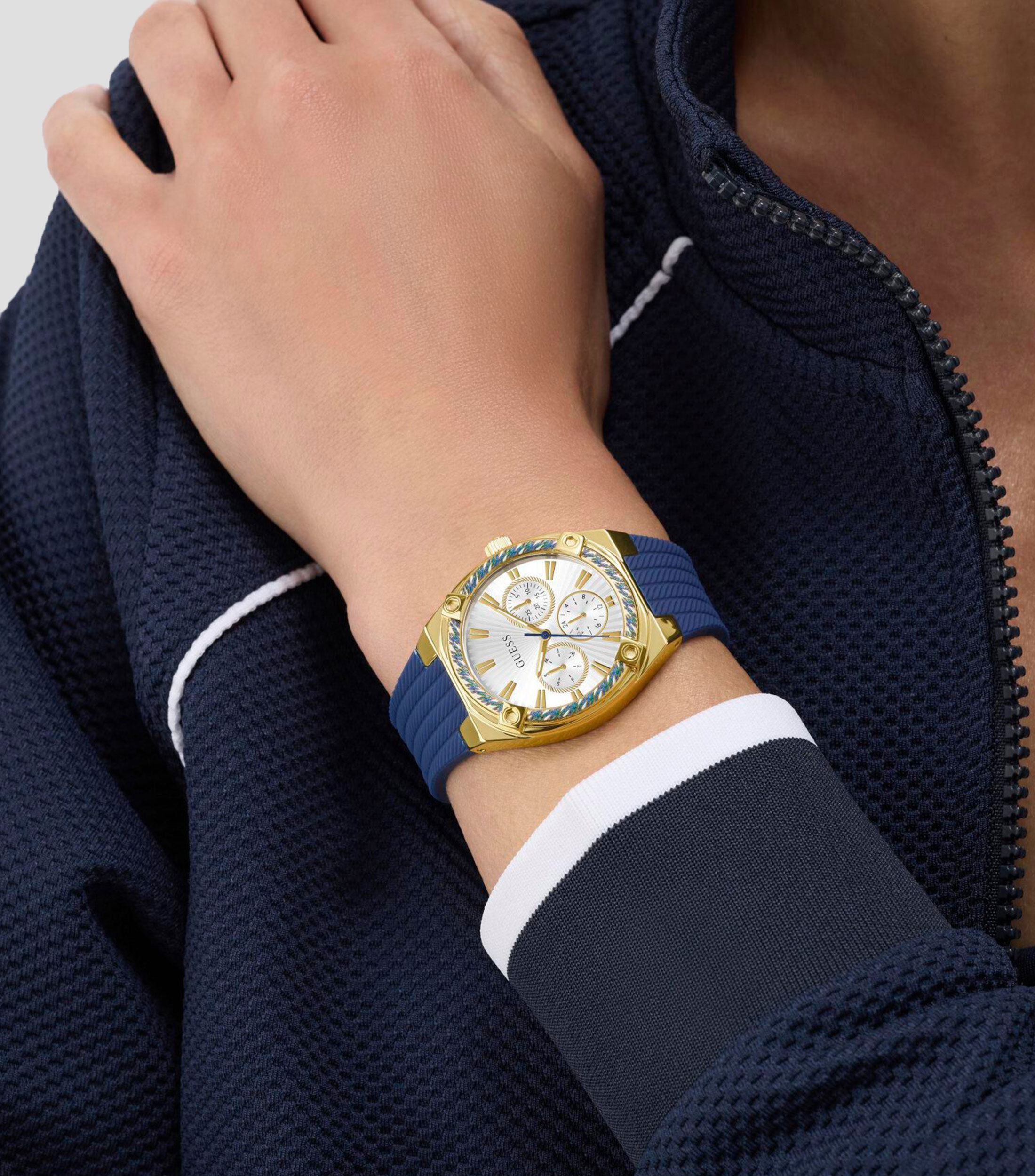 Reloj para Mujer Saylor casual dorado/azul