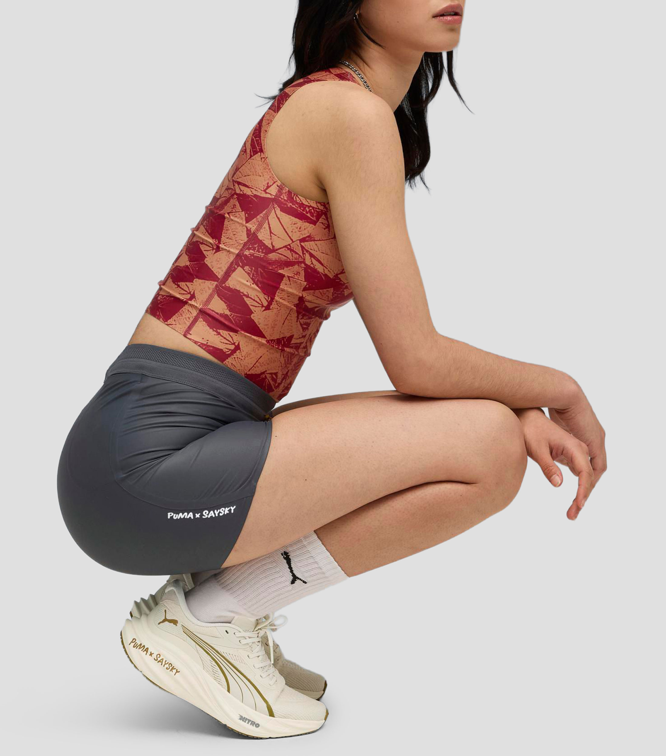 Short para correr liso Mujer